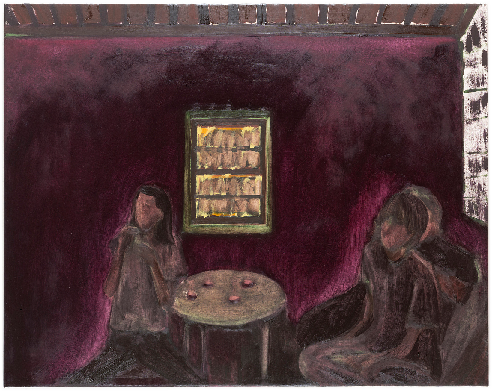 &ldquo;Hut&rdquo;, 72x91cm, oil on canvas, 2022