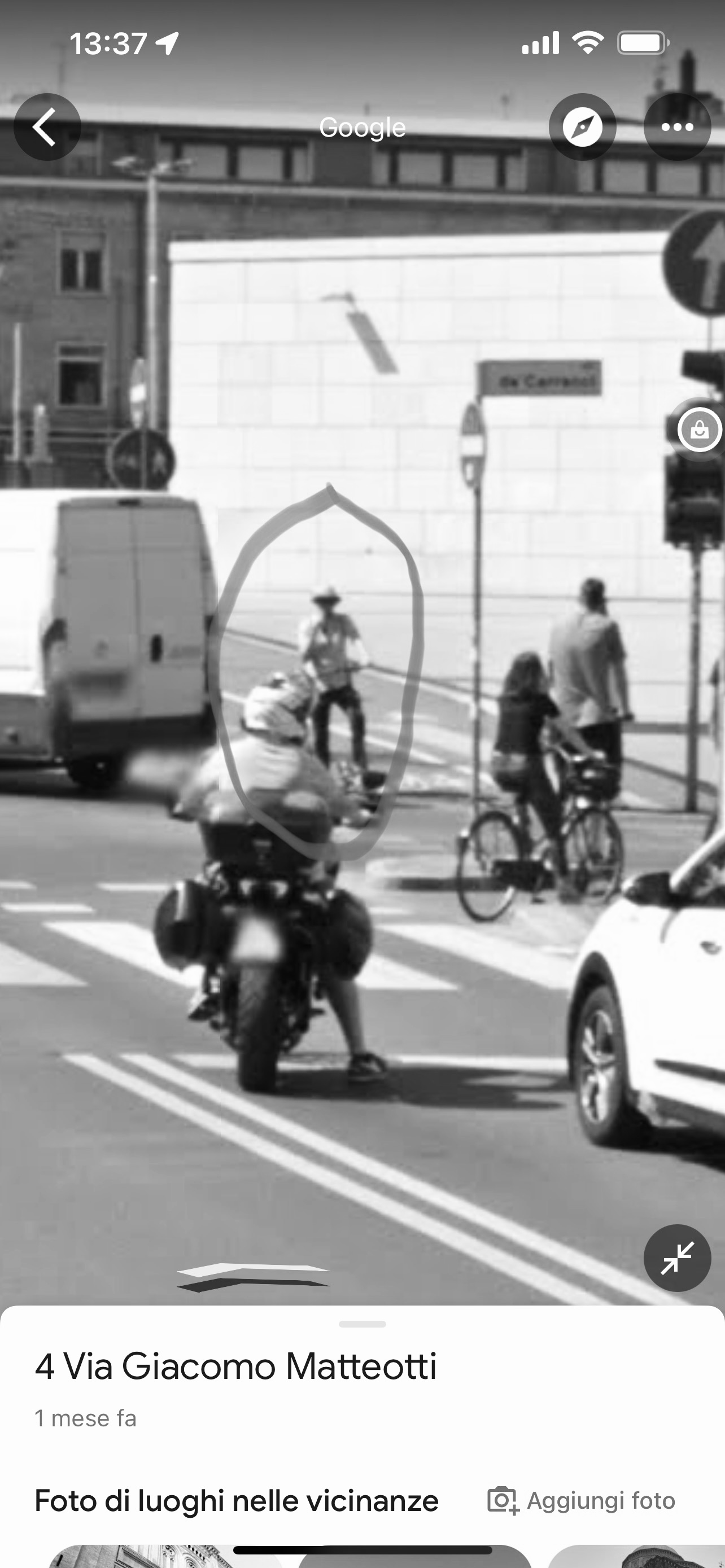 Mi hanno beccato su Google Street View