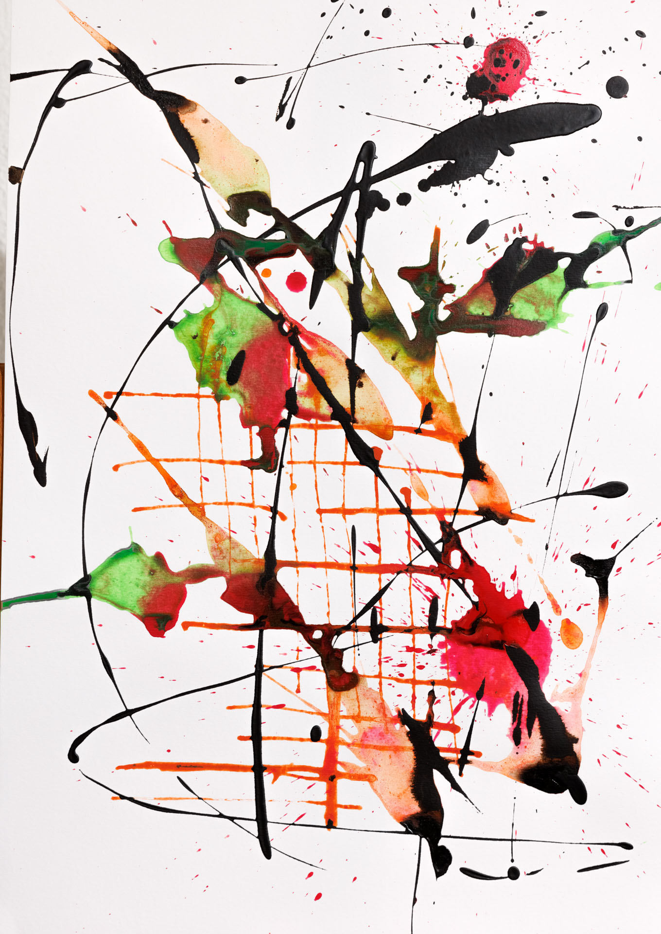 o. T.Acryl auf PapierDIN A2