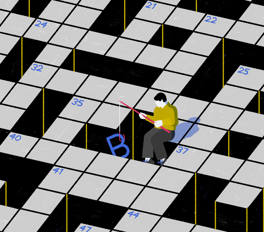 El País words Illustration María Hergueta