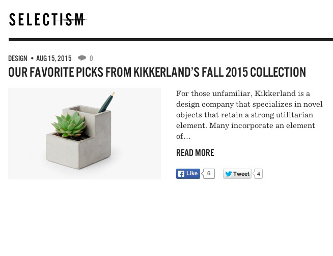 Selectism, August 15, 2015
