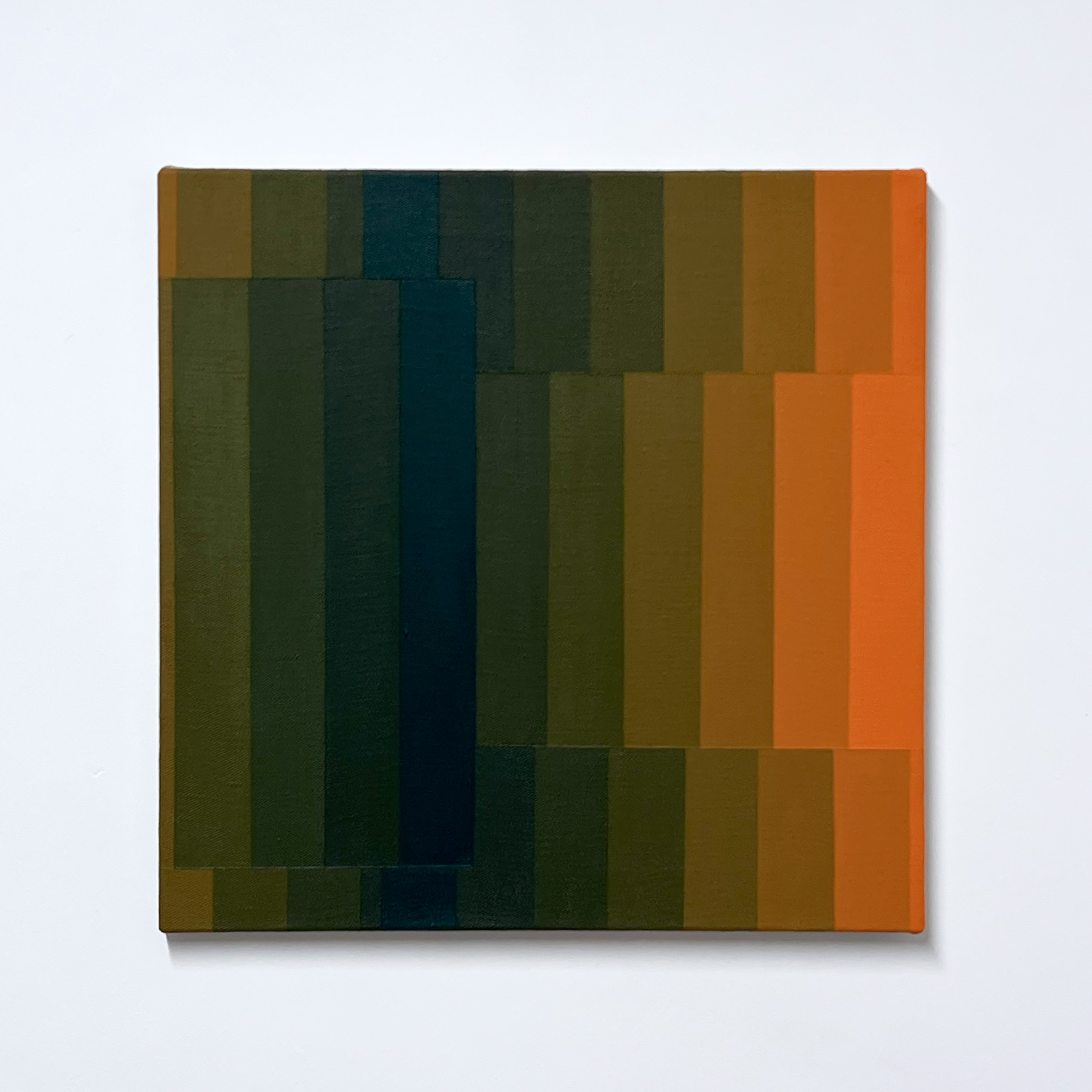 Machbands (chroma) LX, 40cm x 40cm, acrylic on linen