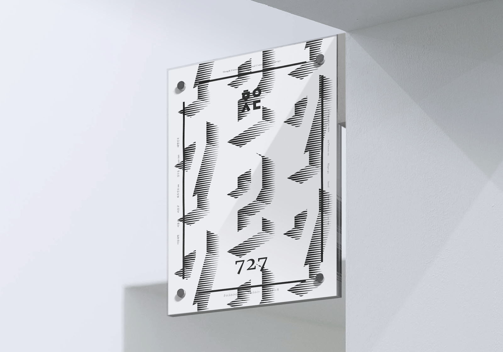 Typography for room 727