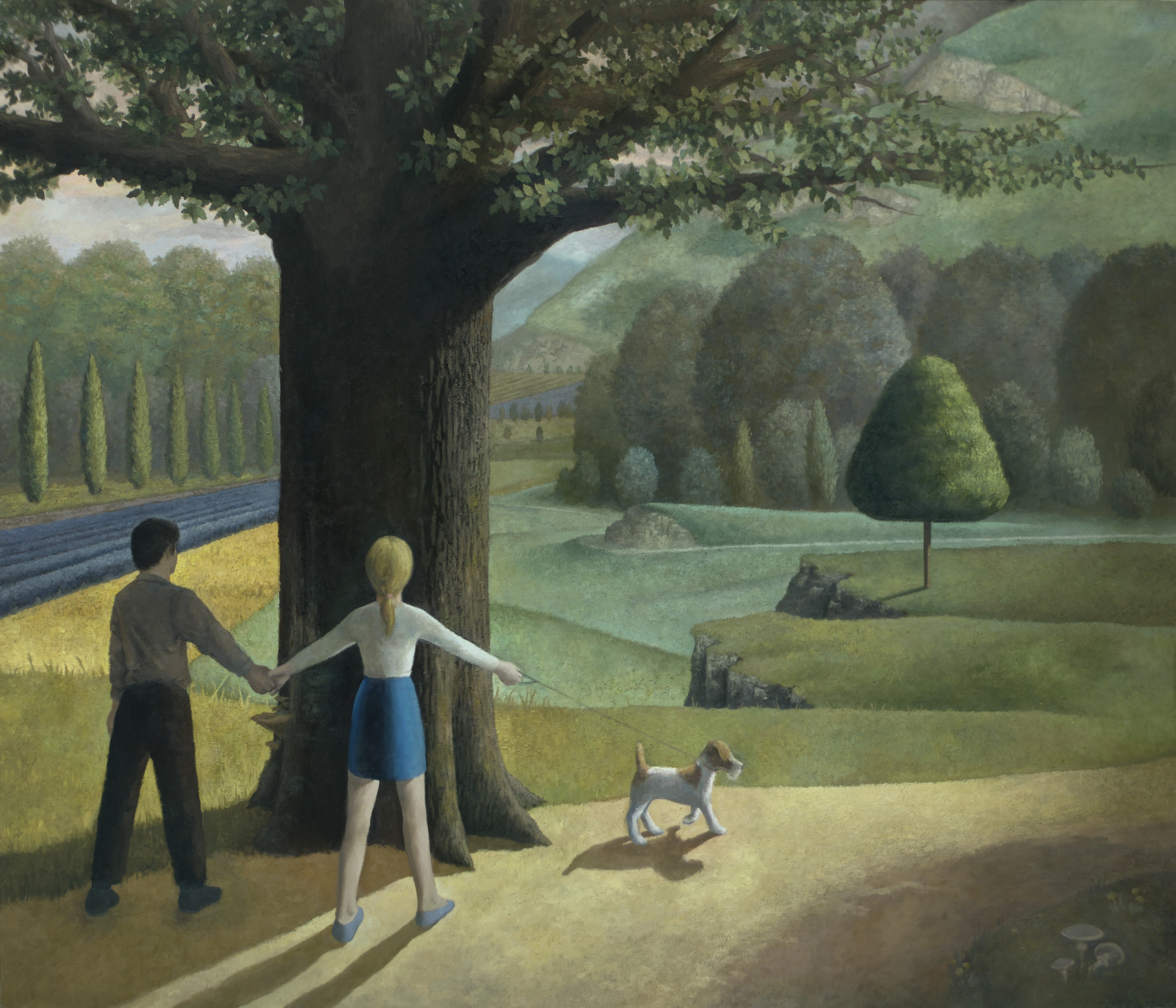 Mille ans, huile sur toile, 173x200cm, 2019