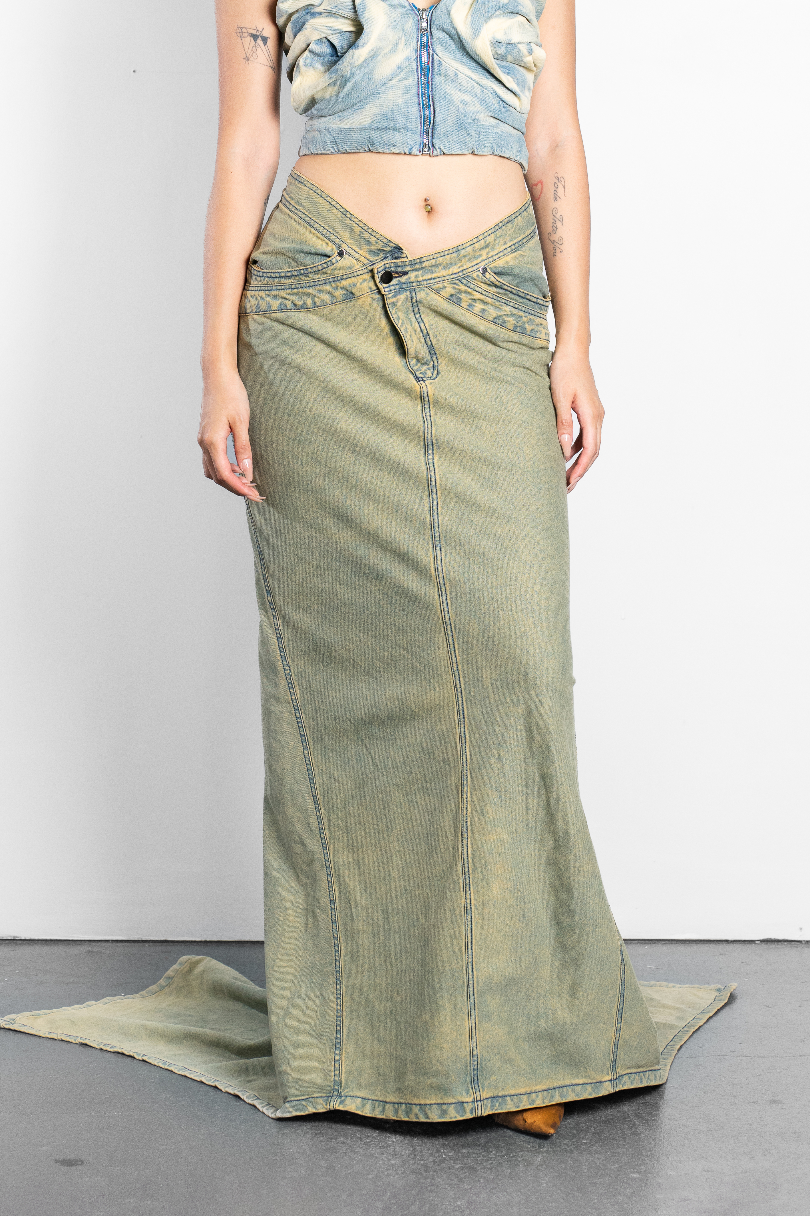  Denim Train Skirt £520