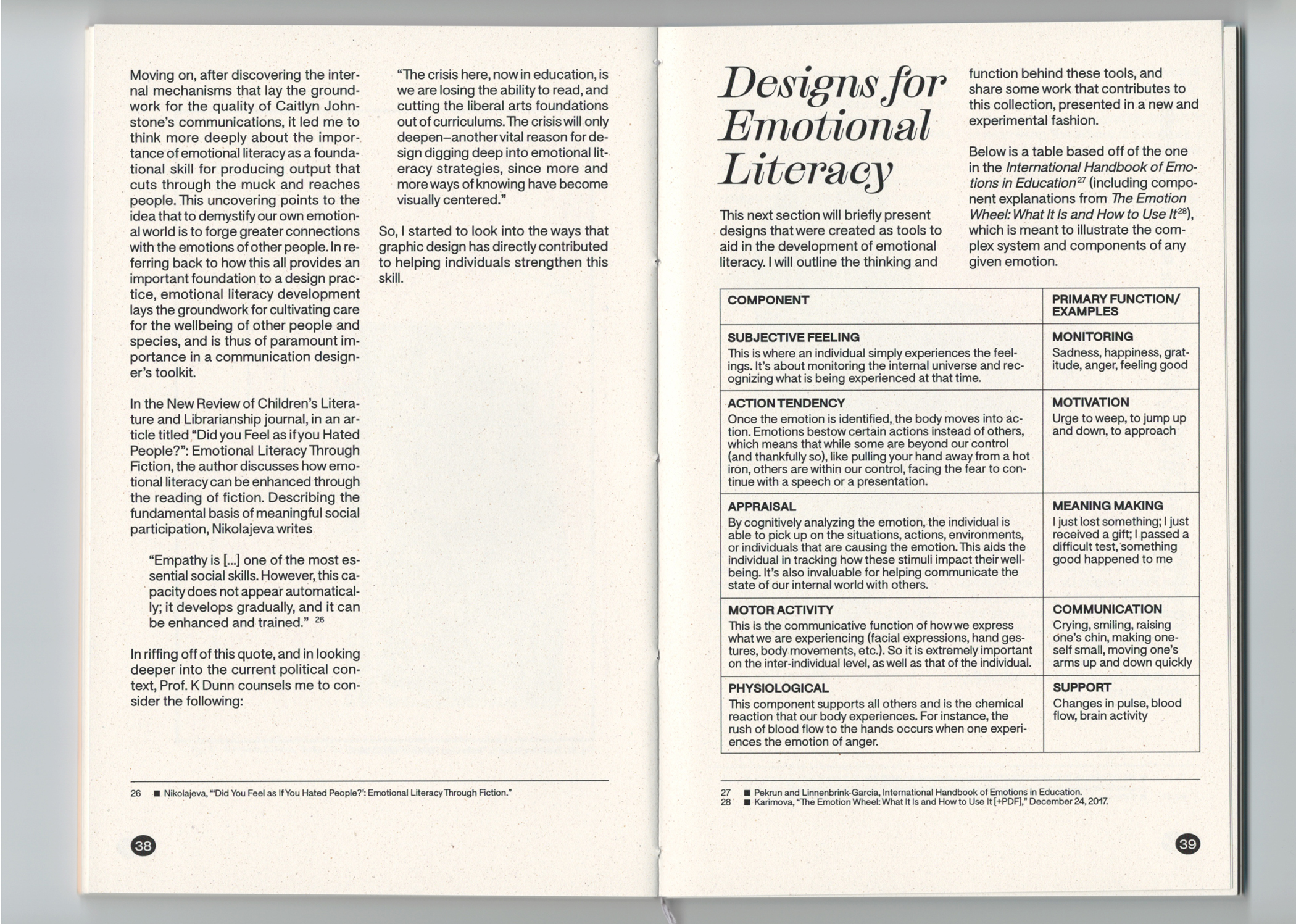 Thesis book: Missing Peace; Experiments for Connection
