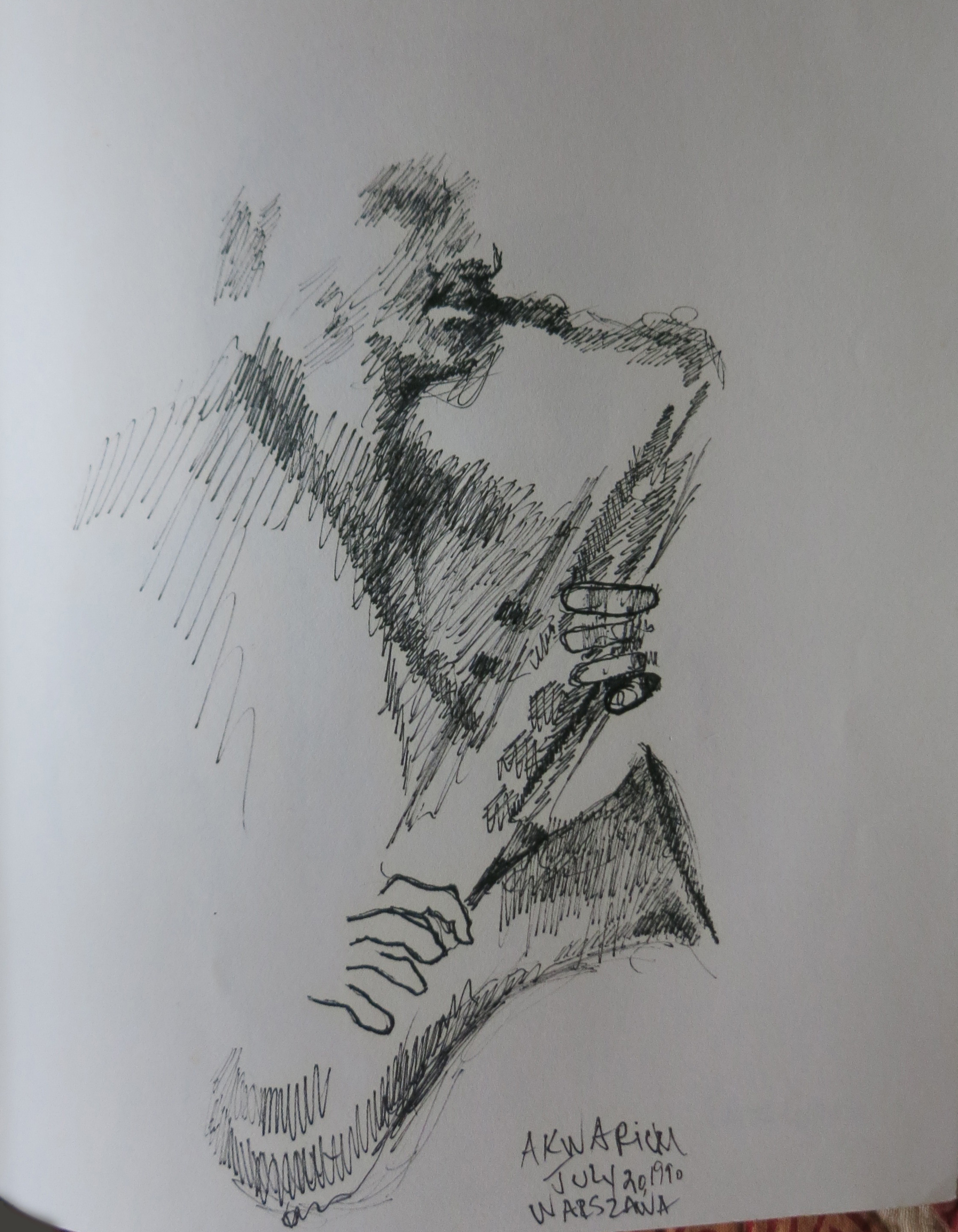  A: Aquarium Jazz Club, Warsaw, Poland - 14” x 10” 