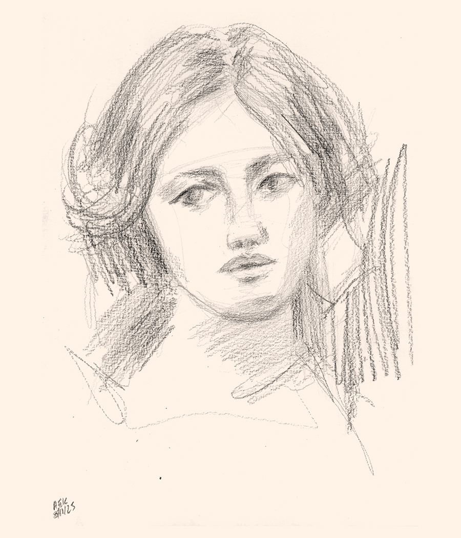 131. sketching sargent at home 12.08.25