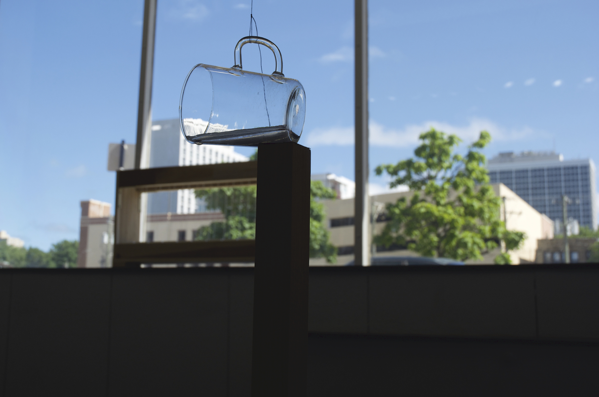 The Occurance of One Drip and Catching the Moonlight by Rui Sha, installation view at Roman Susan