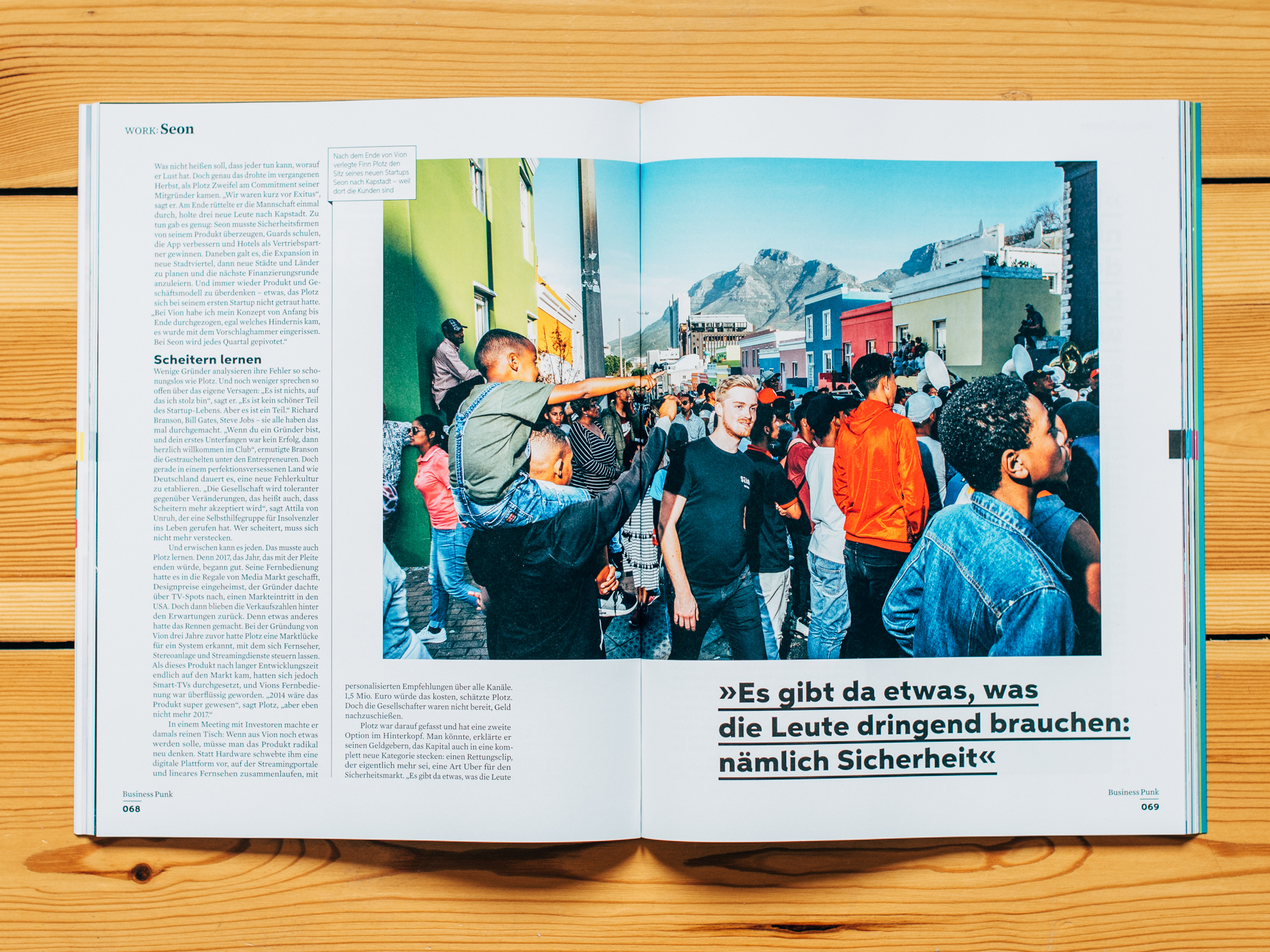 Business Punk / Finn Plotz, SEON Gr&uuml;nder in Kapstadt / April 2019