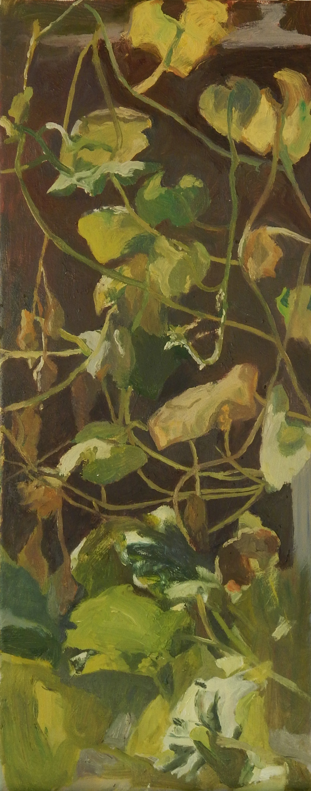 Entramado - 30x70 cm- óleo sobre tela - $280.000