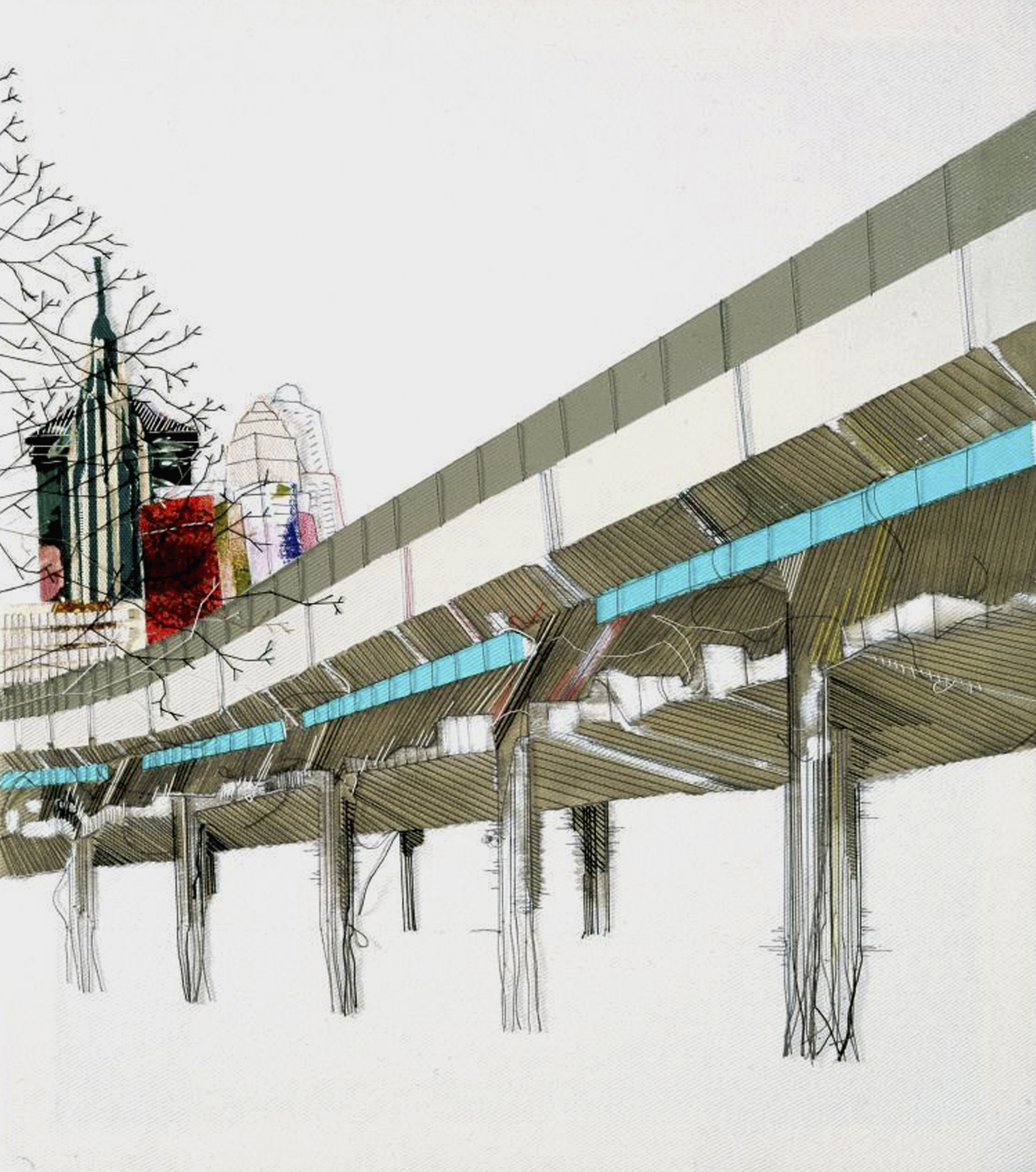 UNTITLED | Hand embroidery on canvas | 40 x 30 cm | 2003