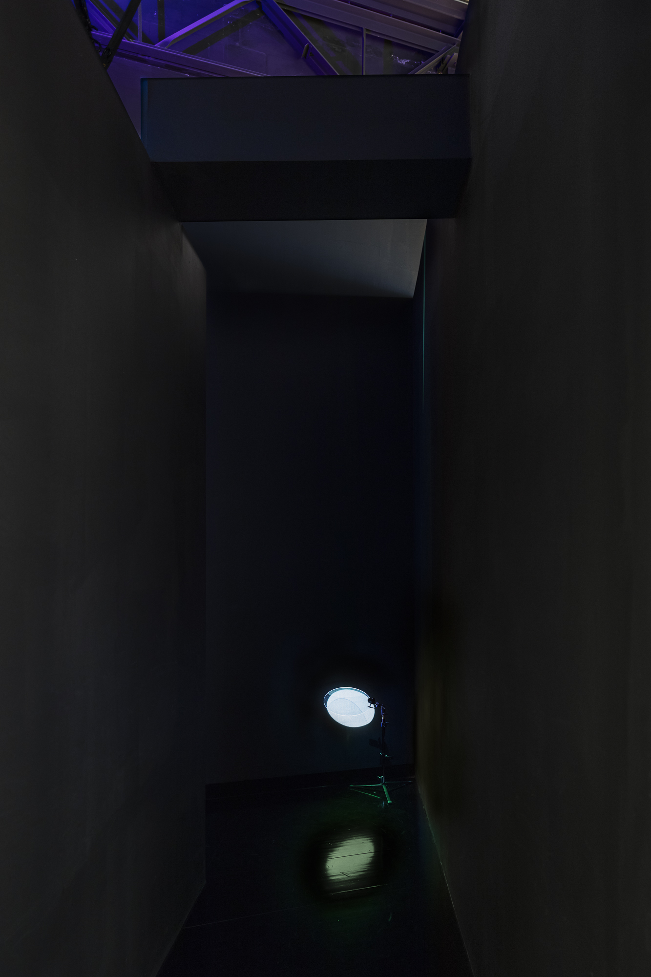 Untitled (shield), installation view, 2019