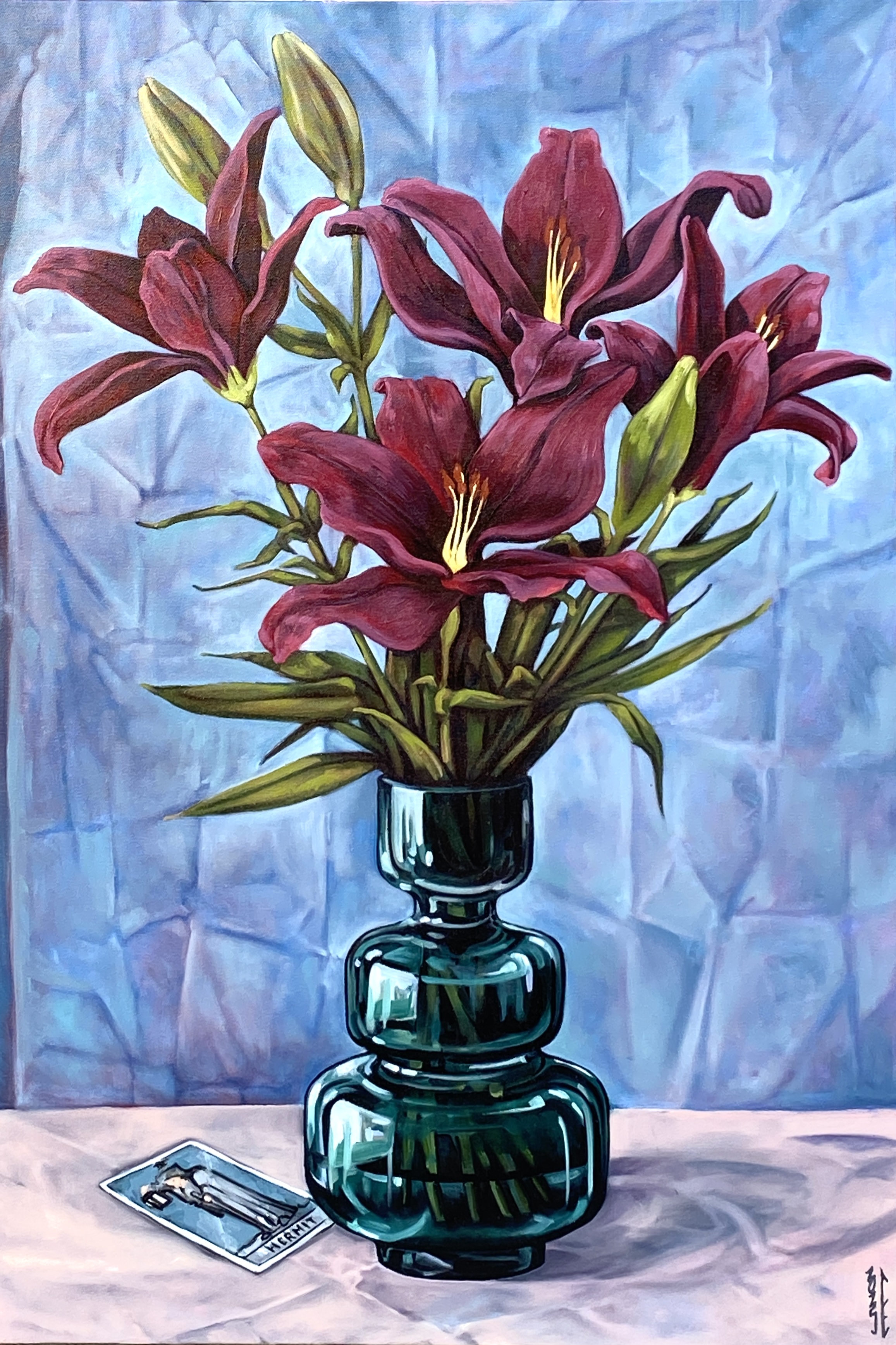 Title (2025), oil paint on canvas, 91x61cm
