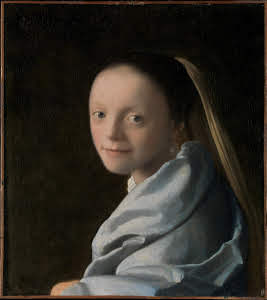  Figure 3: Maria Vermeer?, Portrait of a Young Woman, c. 1672, 44×40 cm, Metropolitan Museum of Art, New York, United States