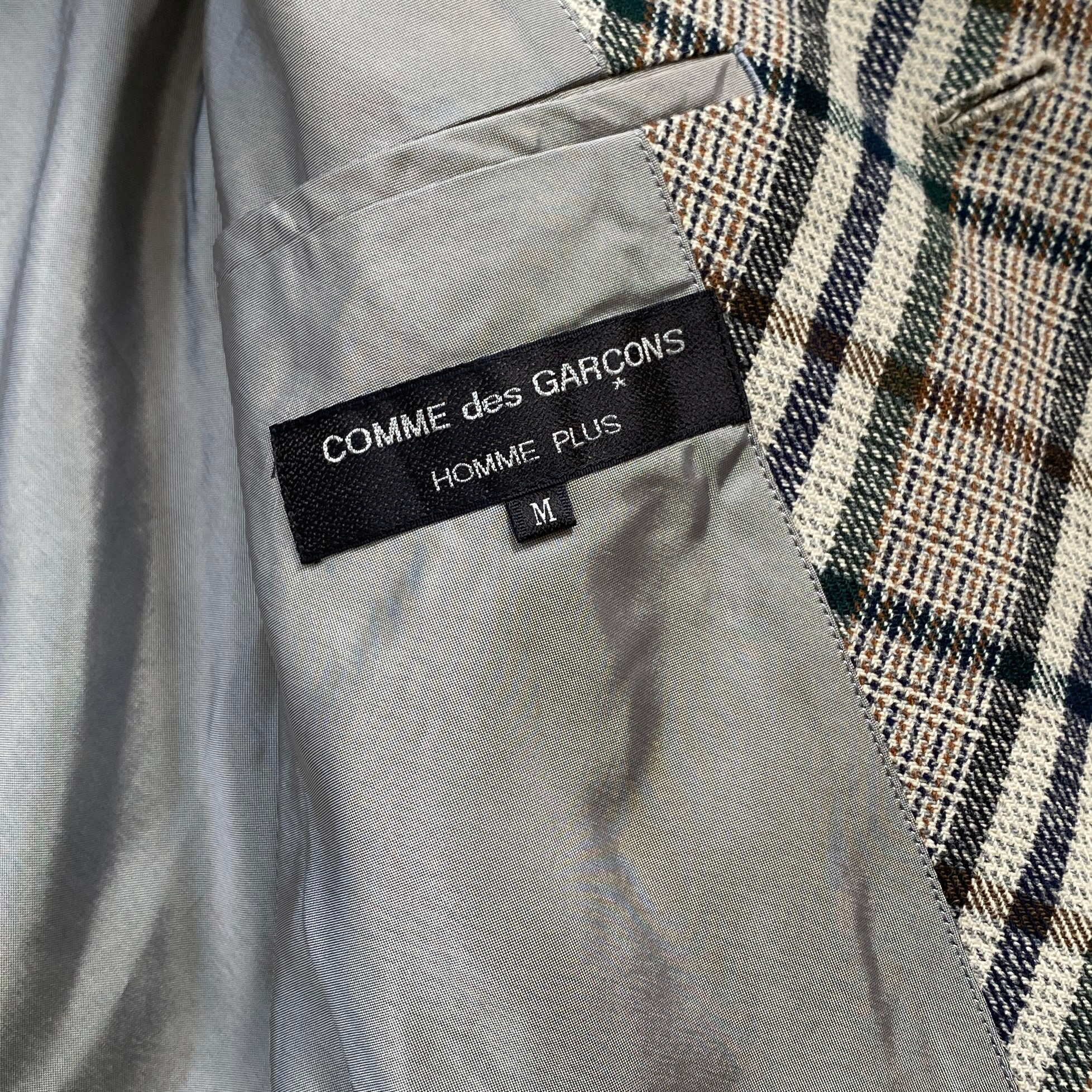 Comme des Garçons Homme Plus A/W 1997 Cropped Plaid Jacket - La Nausée -  fashion archive / retail shop