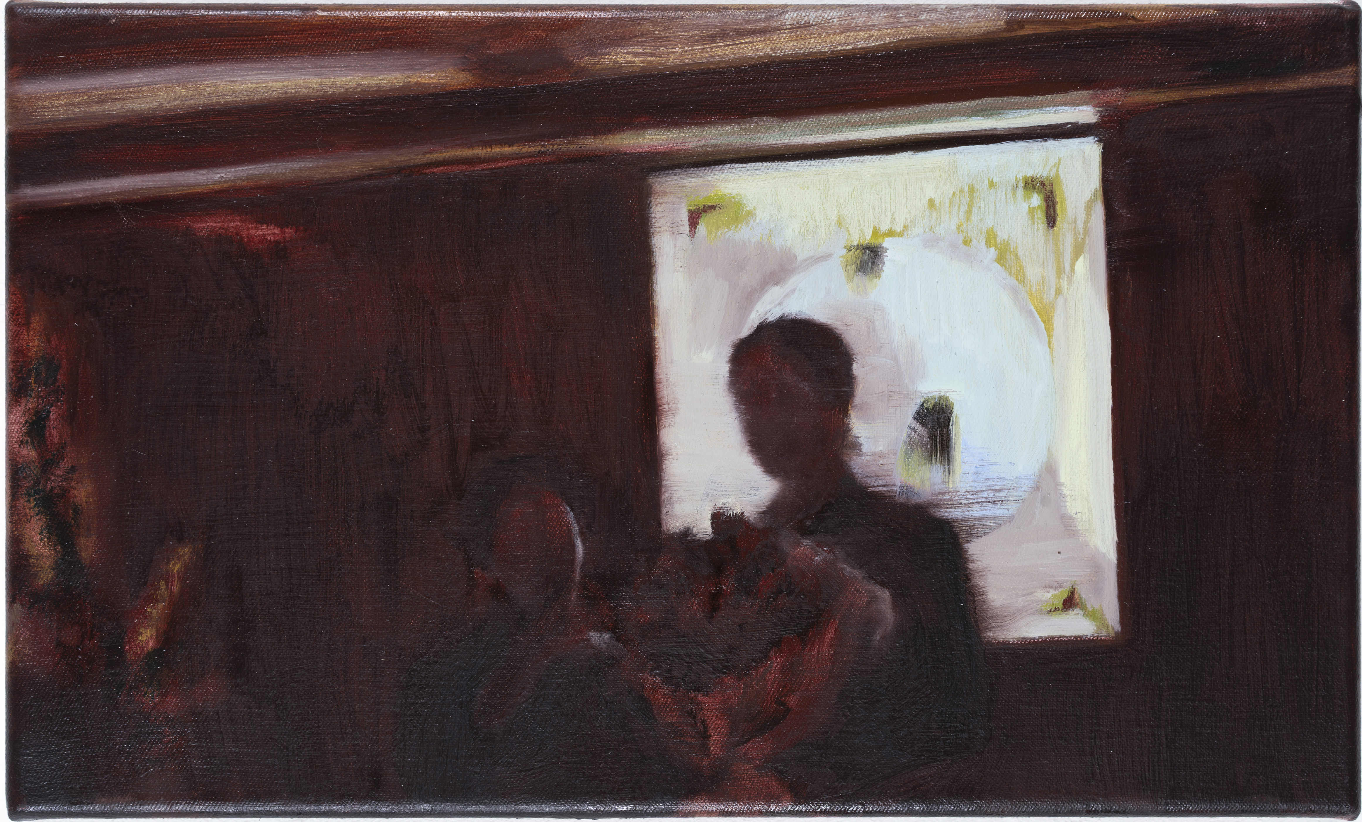 &ldquo;Memoir02&rdquo;, 18x30cm, oil on canvas, 2021