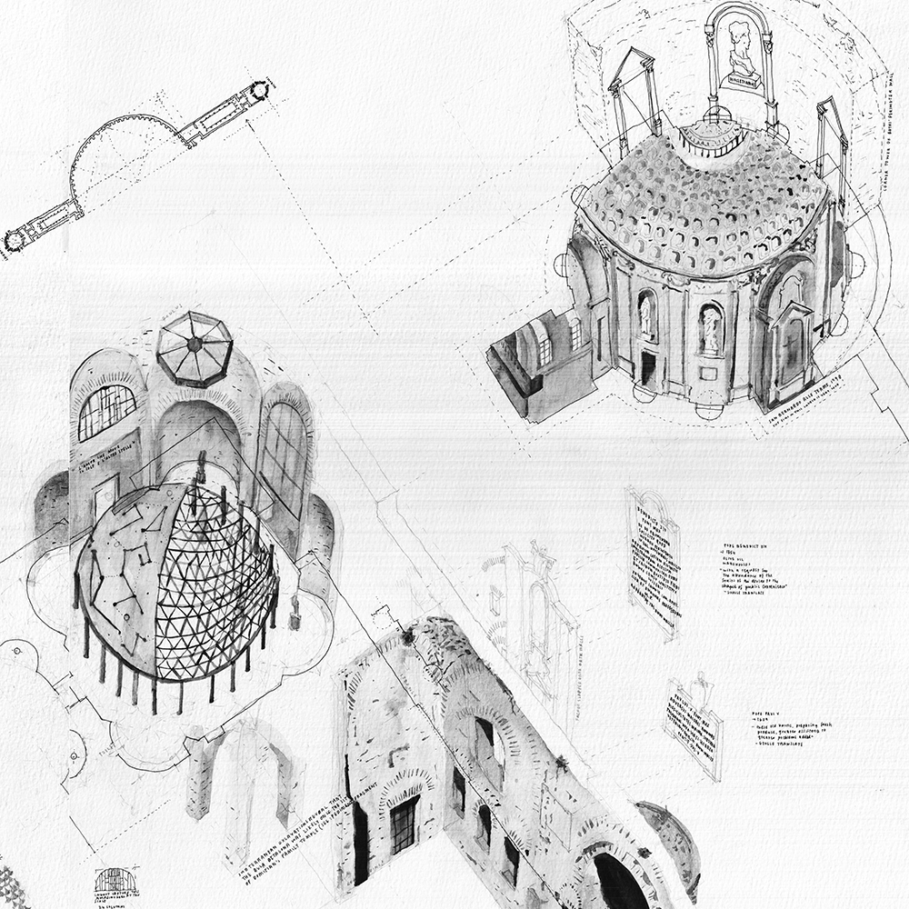 Planetarium and church