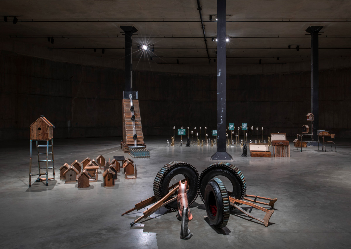 Kemang Wa Lehulere, I cut my skin to liberate the splinter (2019) | Installation view at Tate Modern, UK