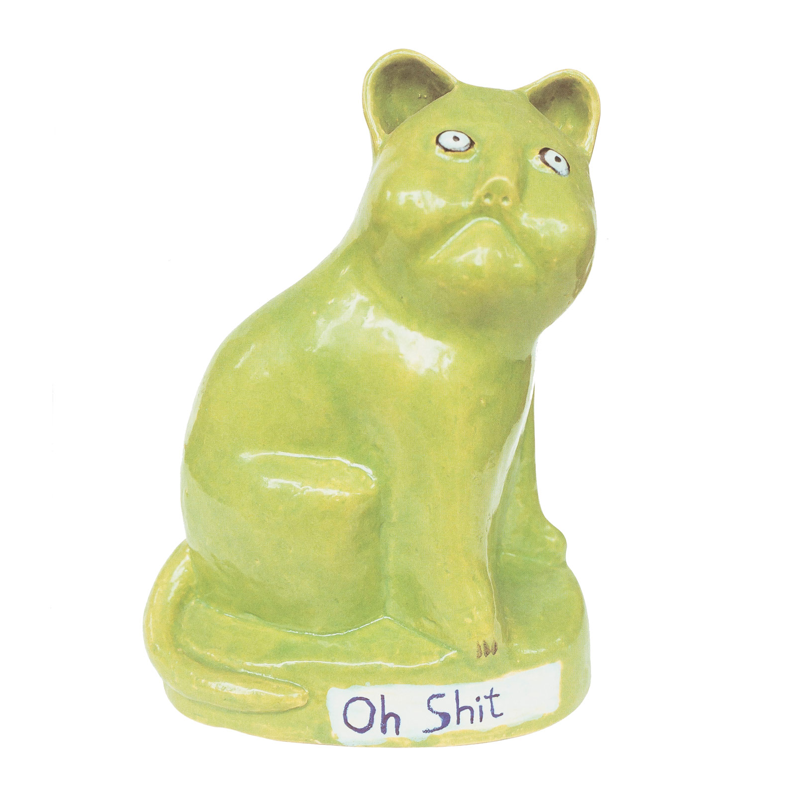 Oh Shit, 11.9.2001Glazed ceramic stonewareHeight 27cm
