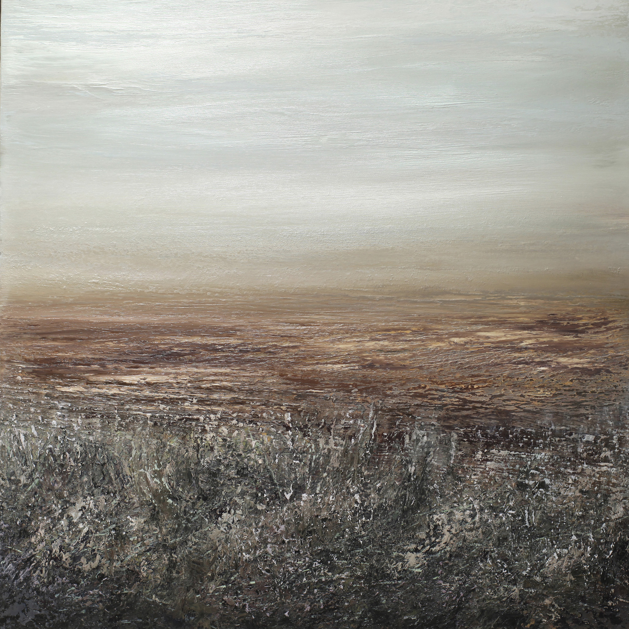 Sleep A Long Dream Never To Be Buried (5/22) Oil on wood, 77 x 77 cm