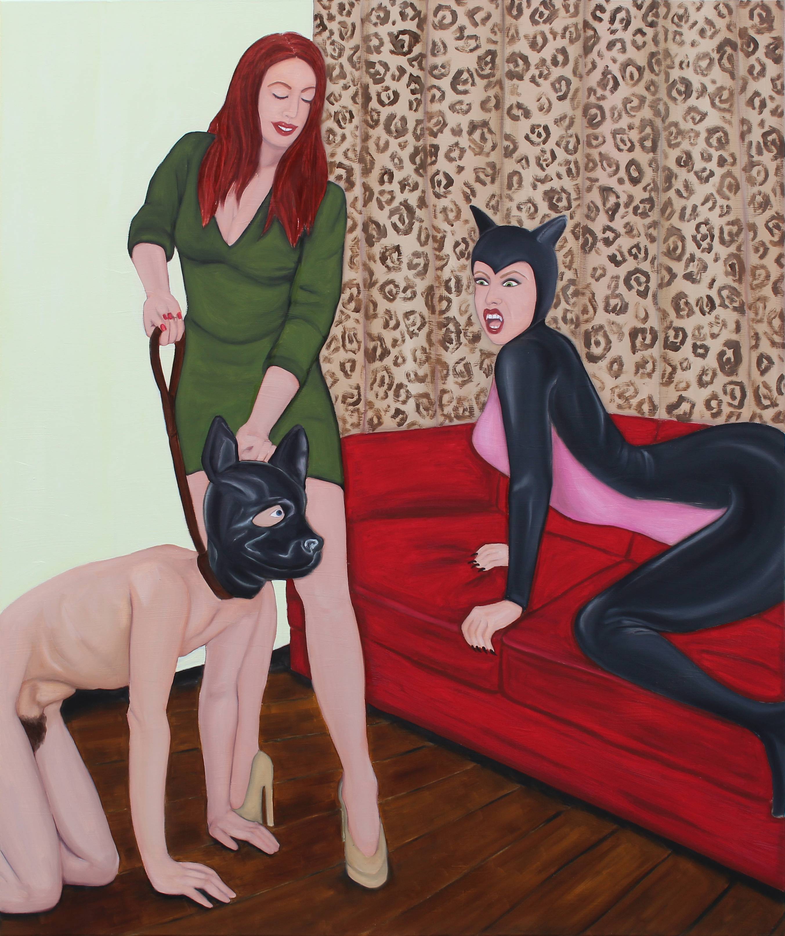 Conflict of Interests, Oil on canvas, 180x150 cm, 2021