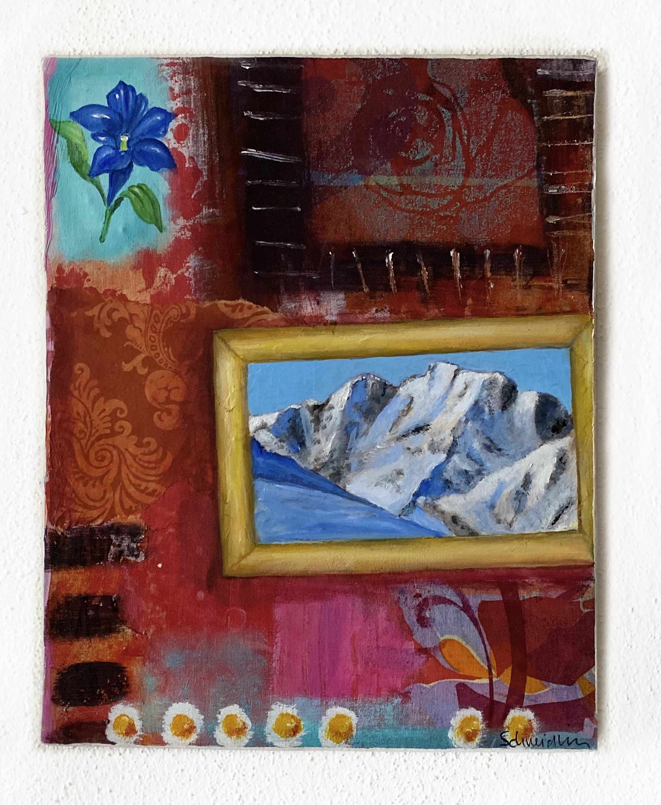 mixed media, 24 x 30cm 