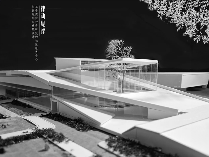 律动堤岸——基于交往行为研究的社区服务中心组群规划与建筑设计二年级