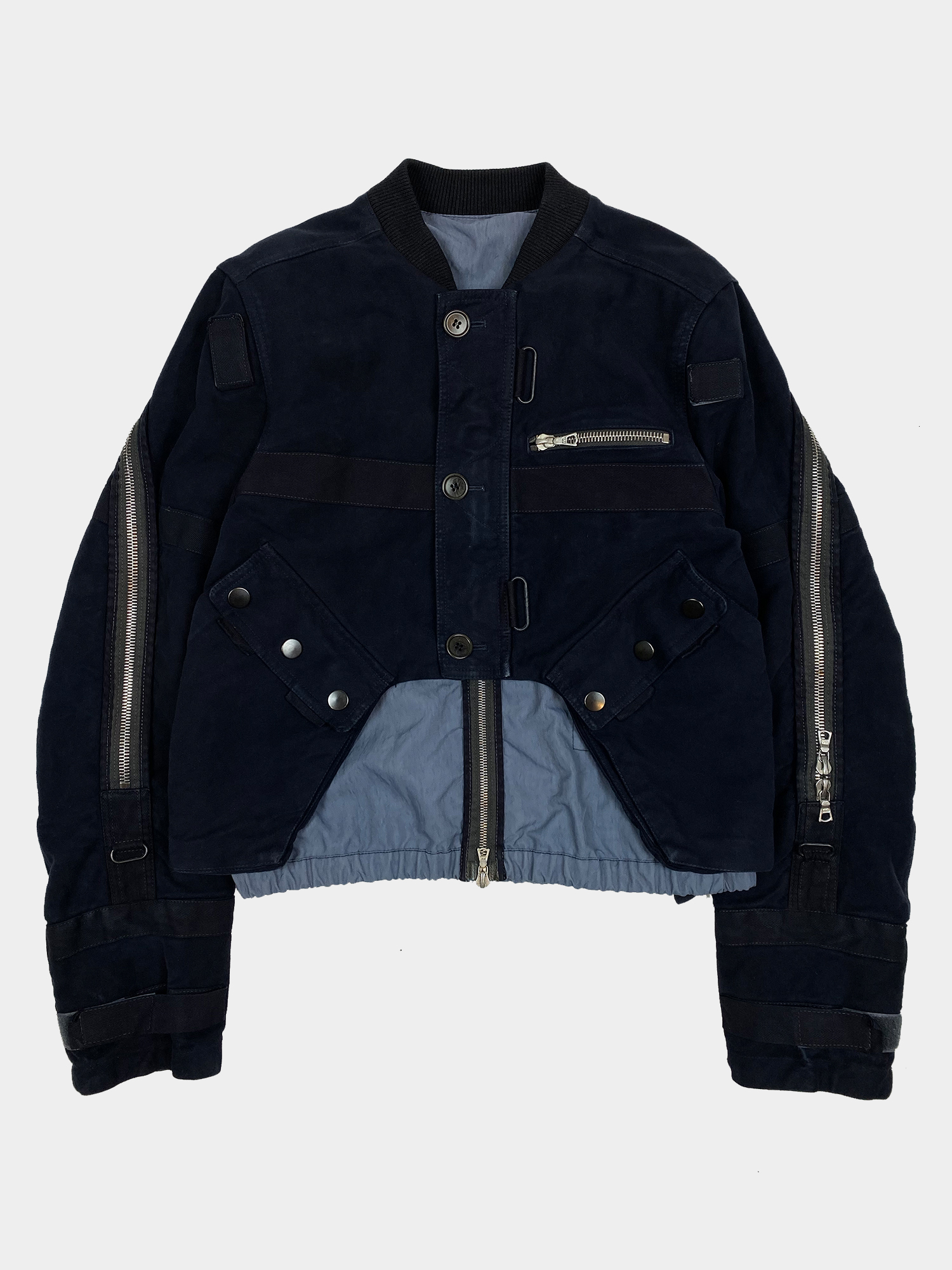 DRIES VAN NOTEN AW14 Backzip Layered Jacket - ARCHIVED