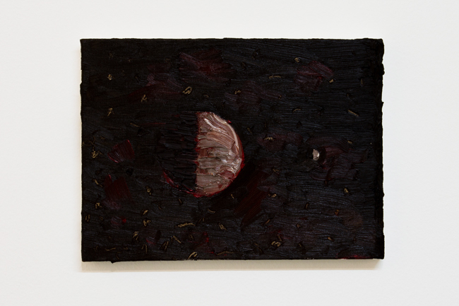 J&uacute;piter, 2016, &oacute;leo sobre tela, 18 x 24 cm