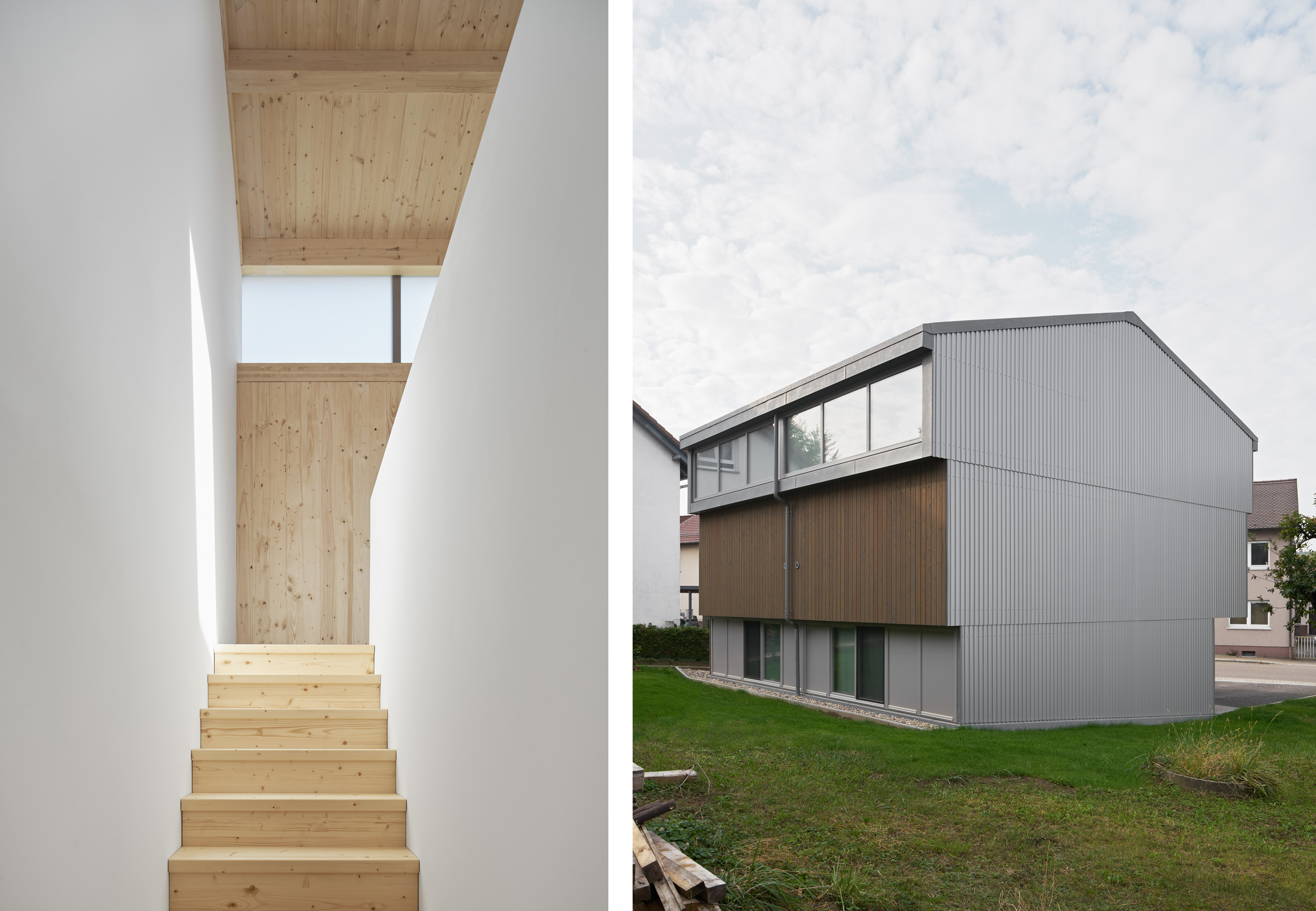 Doppelhaus in Berghausen. Kunde: Milla Architekten.