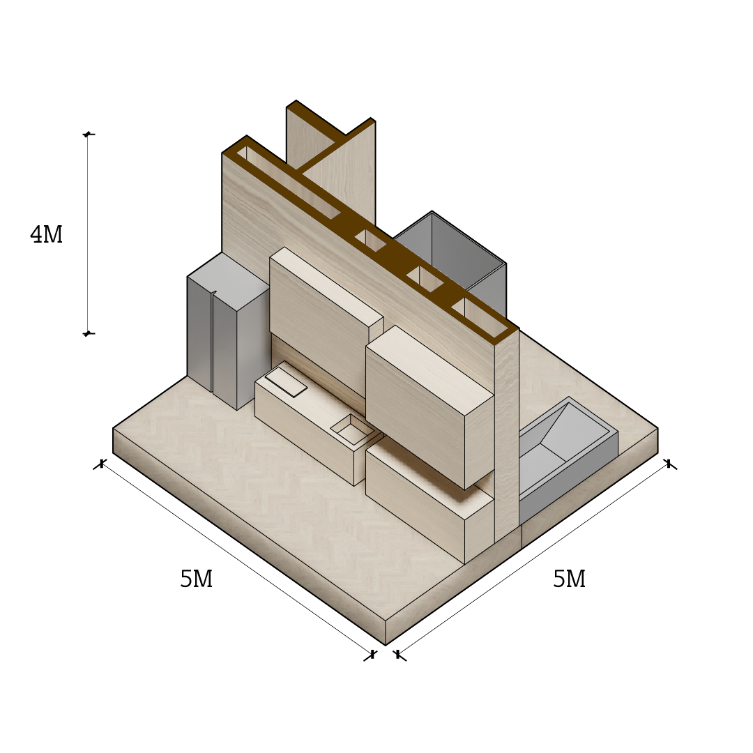 spatial module: kitchen
