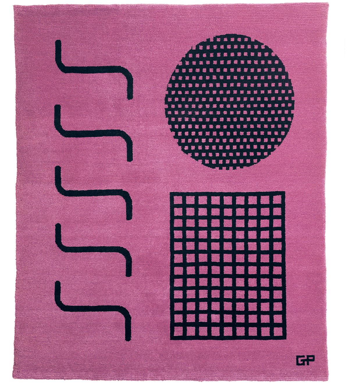 Swedish Steel, 1992 / Hand-knotted carpet, 100% Australian wool. 200x220 cm.