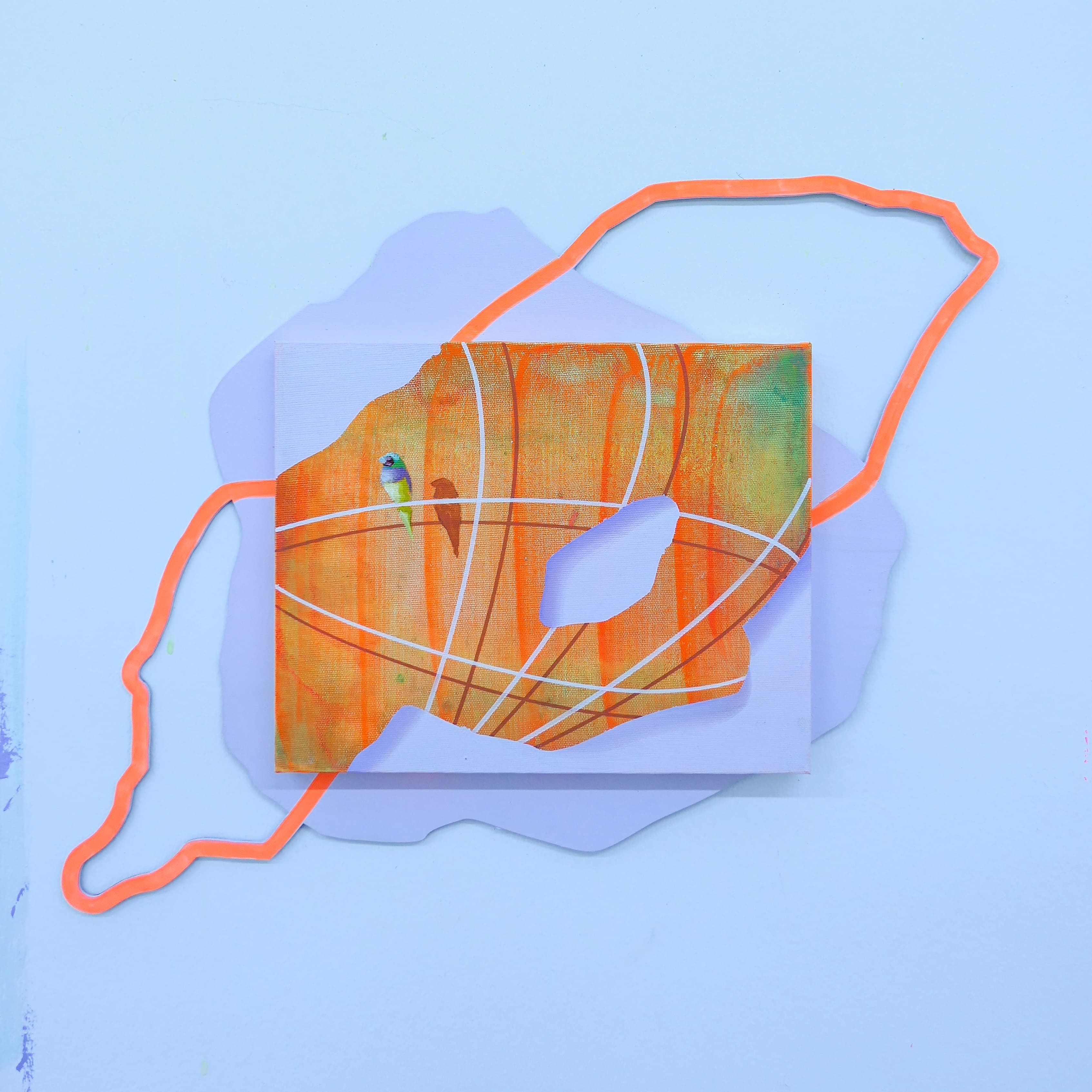 Cage, 70x55cm, 2022
