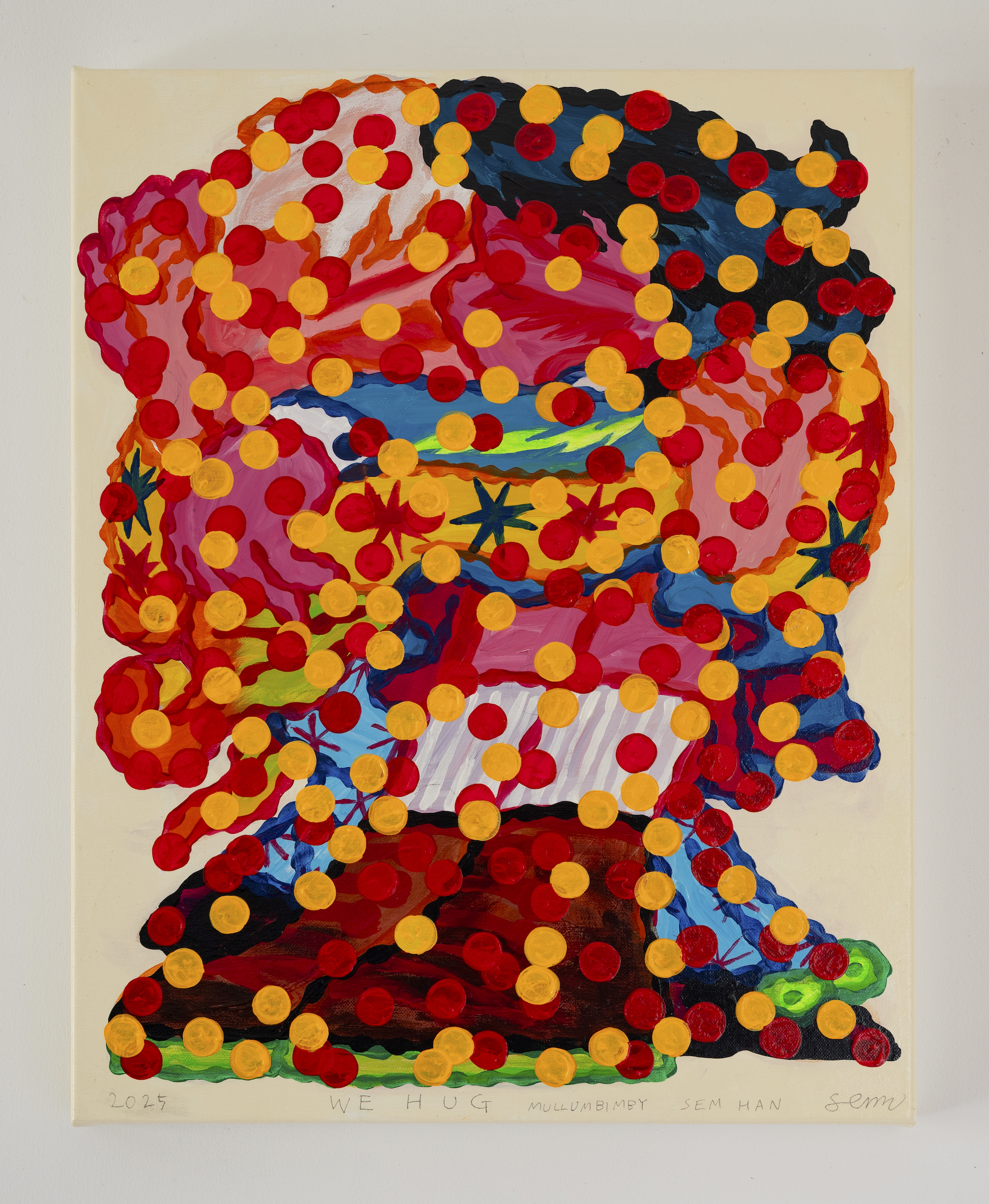 WE HUG 8,  51 x 41 x 4 cm