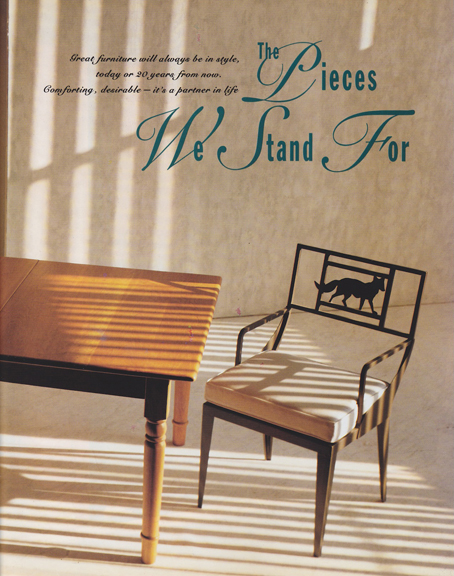 Patio furniture: sandcast, powder-coated aluminum