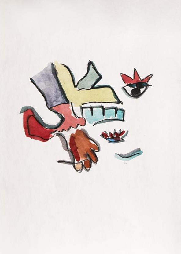 Fishing in the Dark V - 21 x 29,7 cm