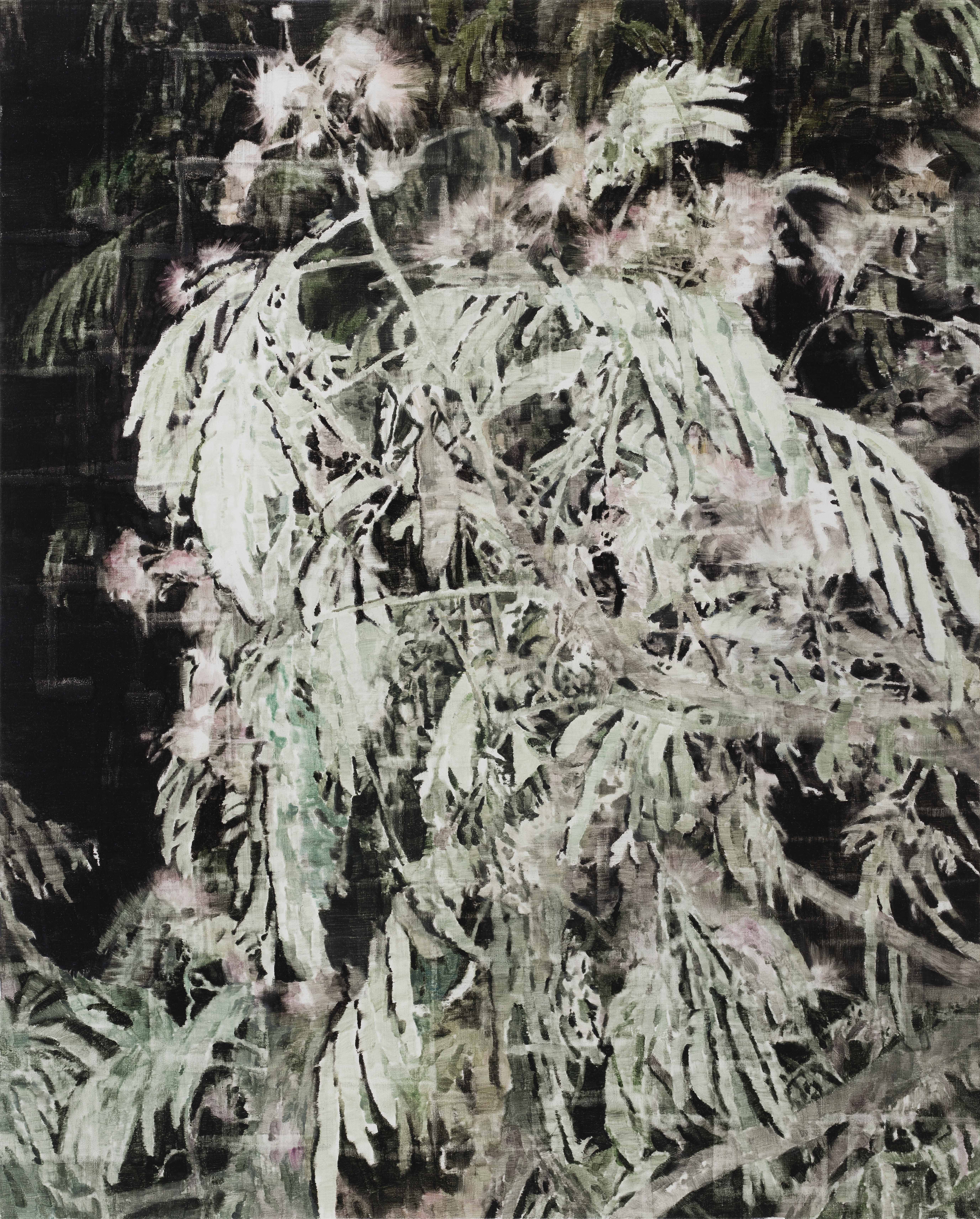 자귀/2018/리넨에 유채/100x80cm