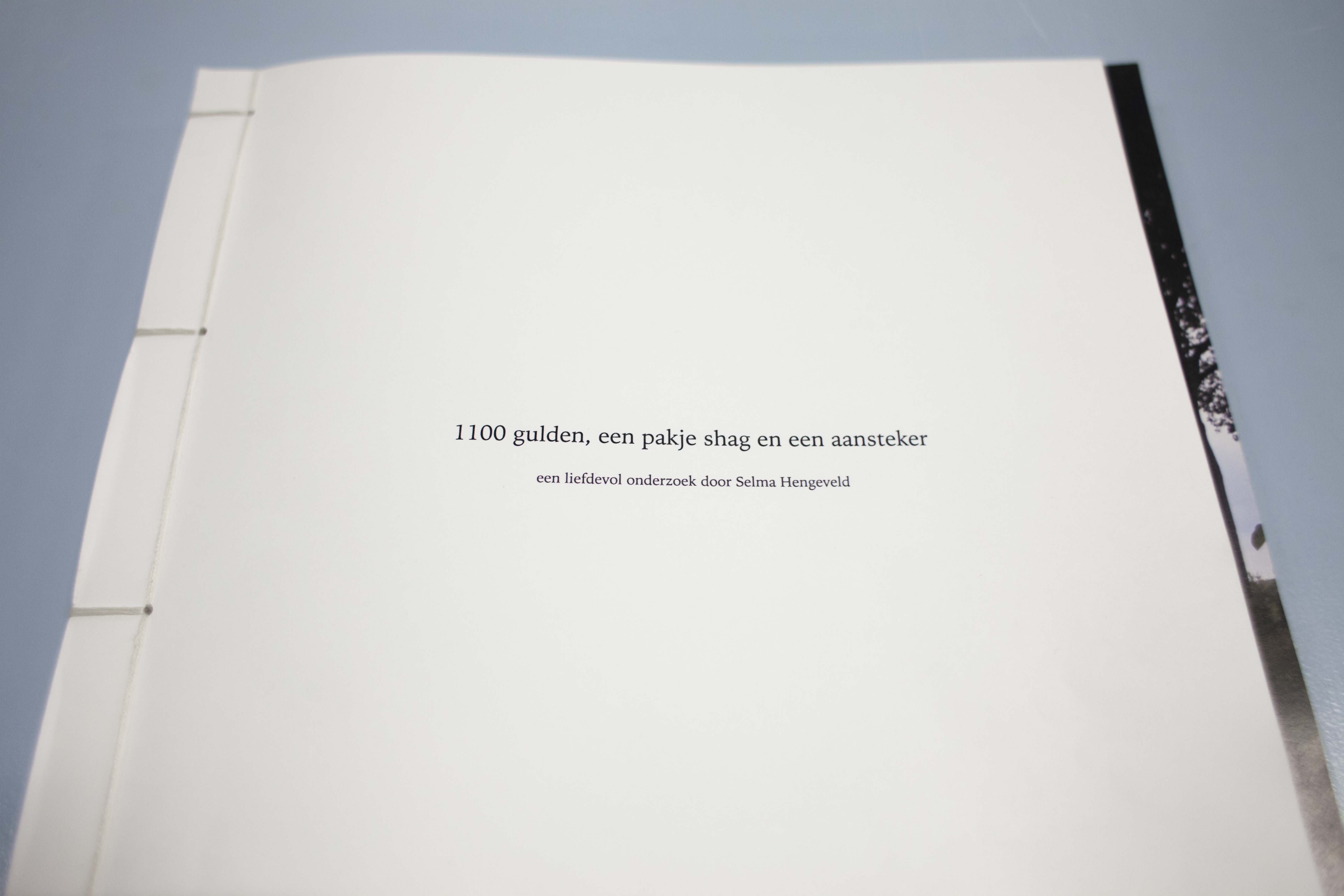 1100 GULDEN, EEN PAKJE SHAG EN EEN AANSTEKER (2015)