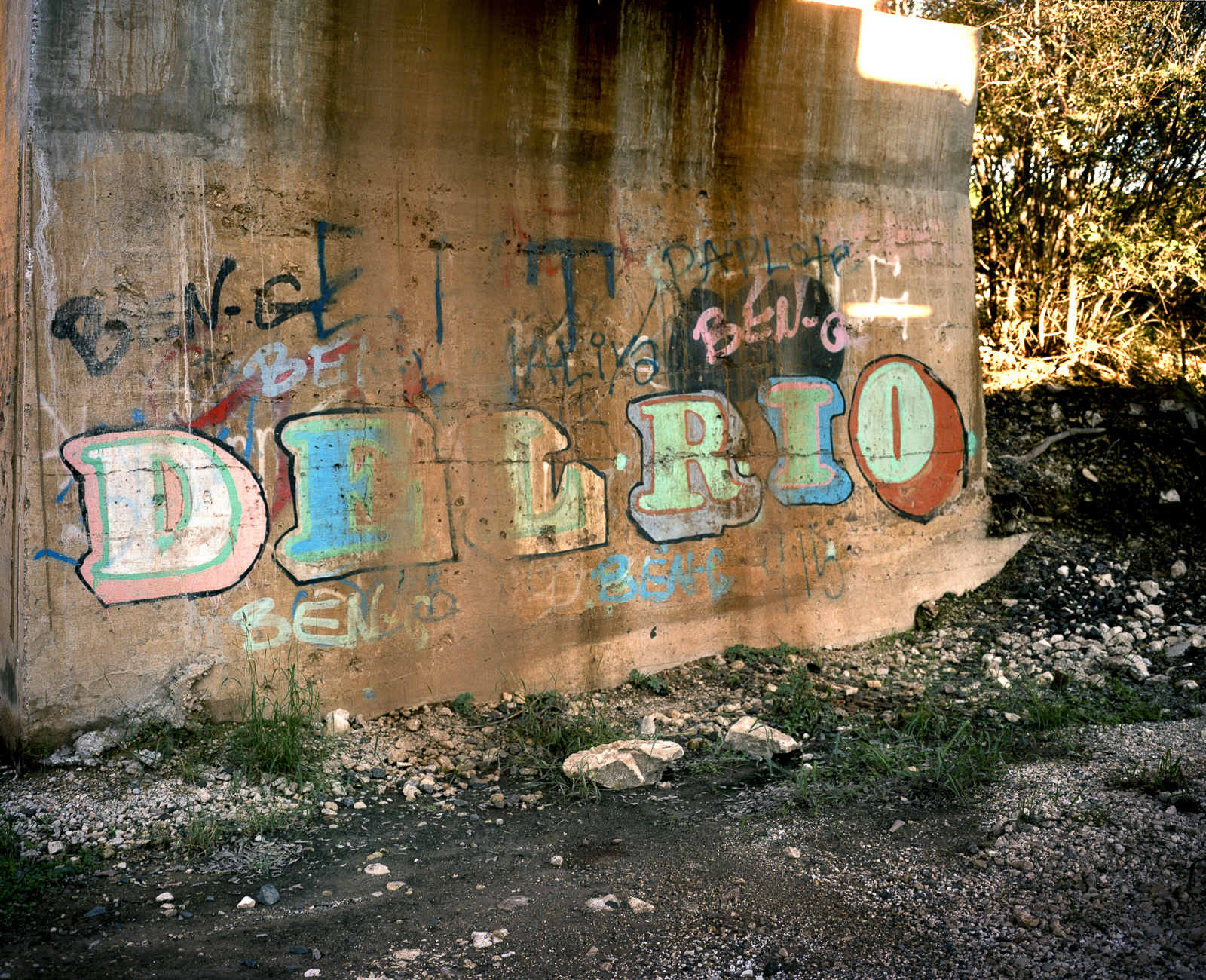 Graffiti in Del Rio’s Moore Park.