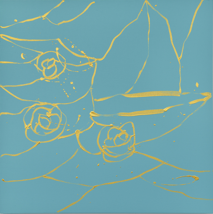 Mystic Gifts, 2018, acrylic on canvas, 30x30 in