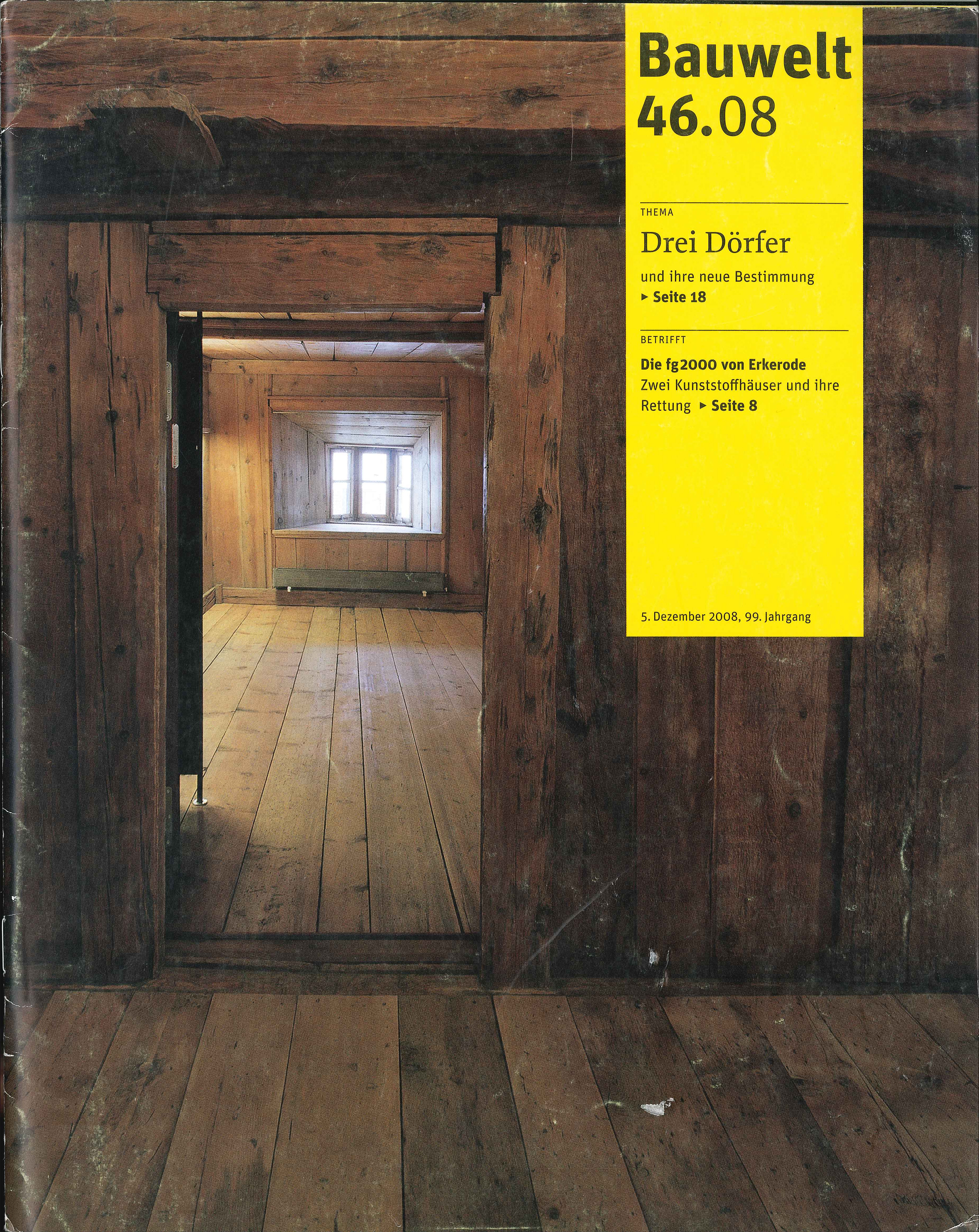 Bauwelt  2008  Yahşibey Evleri