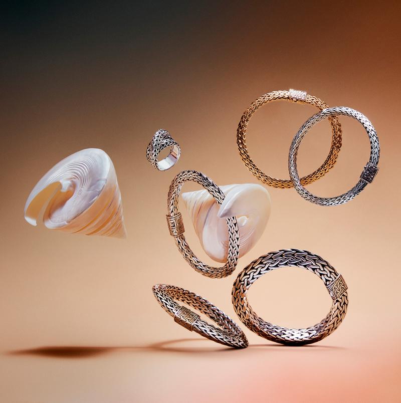 Still Life Photographer Martin Vallin captures the luxury of John Hardy Accessories in this whimsical image