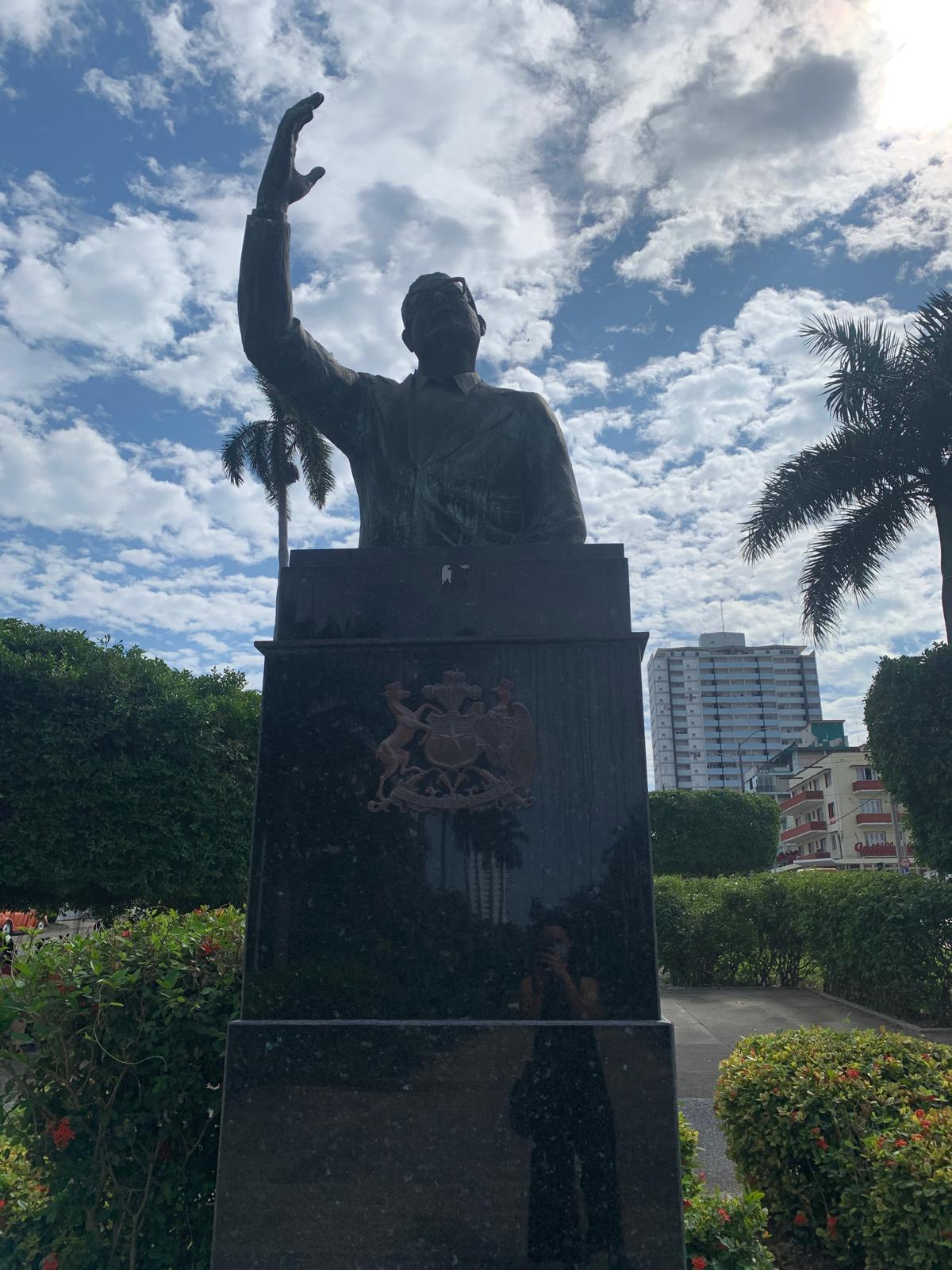 Salvador Allende Monument, Havana, Cuba.
