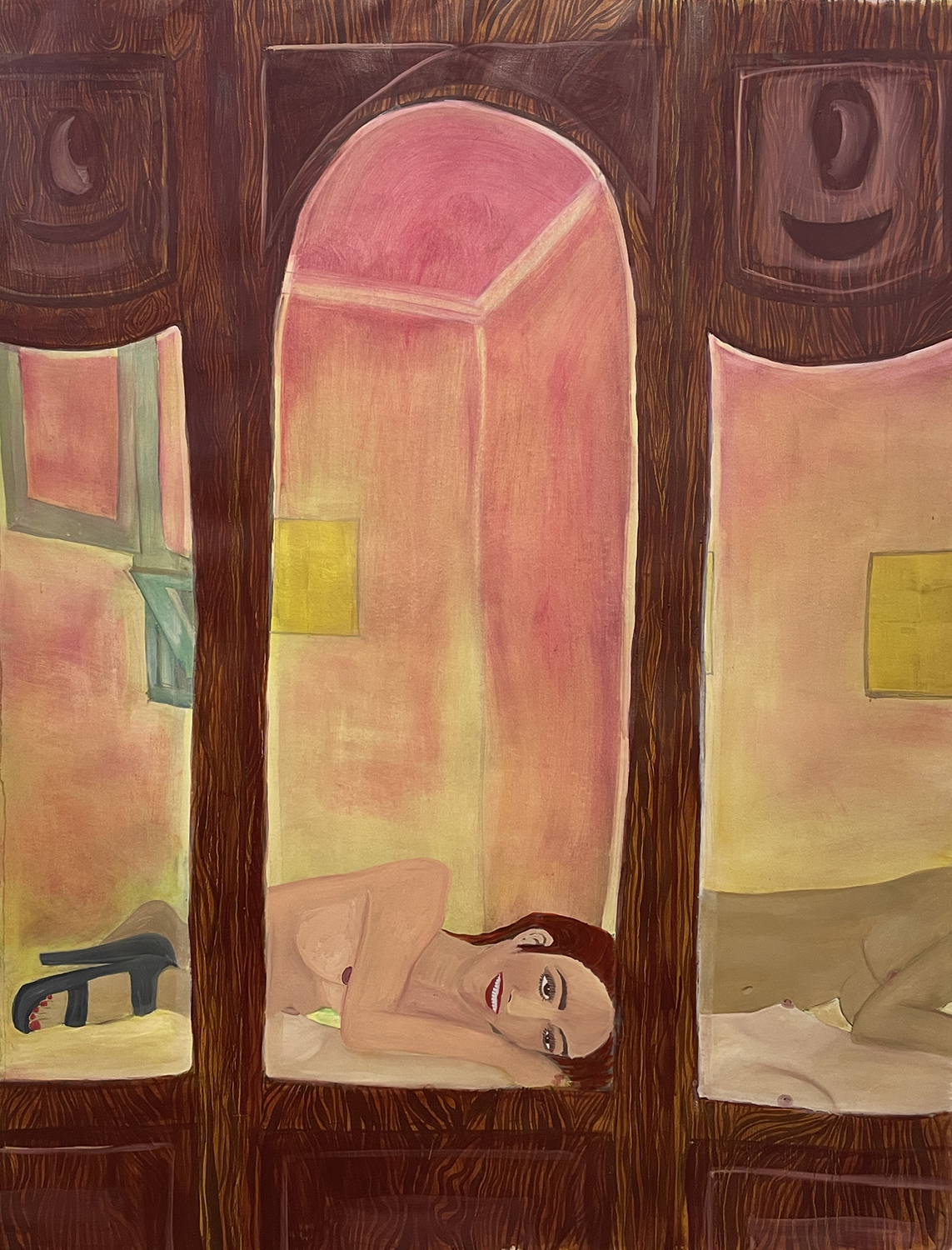 Trieja, óleo sobre tela, 150 x 100 cm, 2022