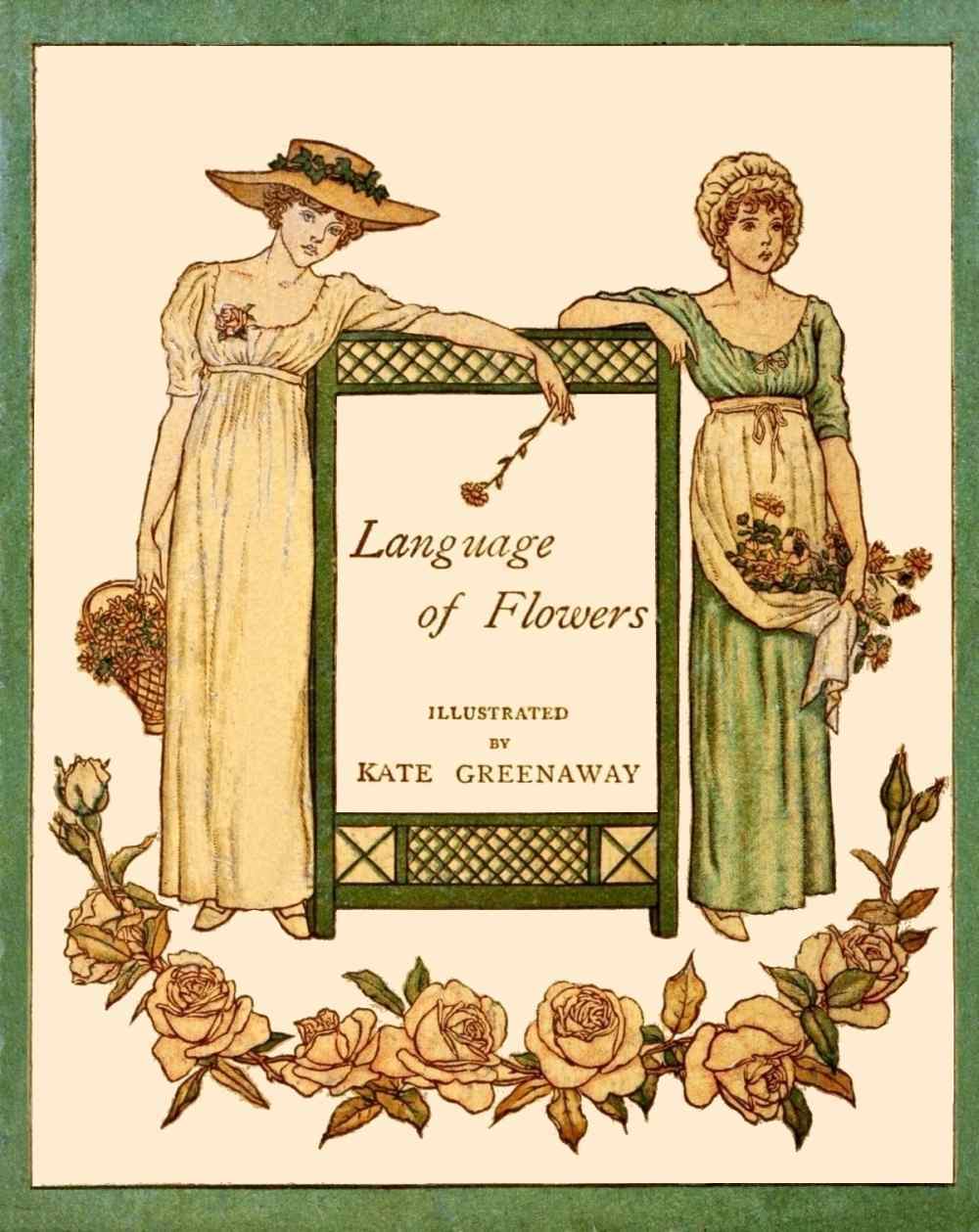 language of flowers by Kate Greenaway