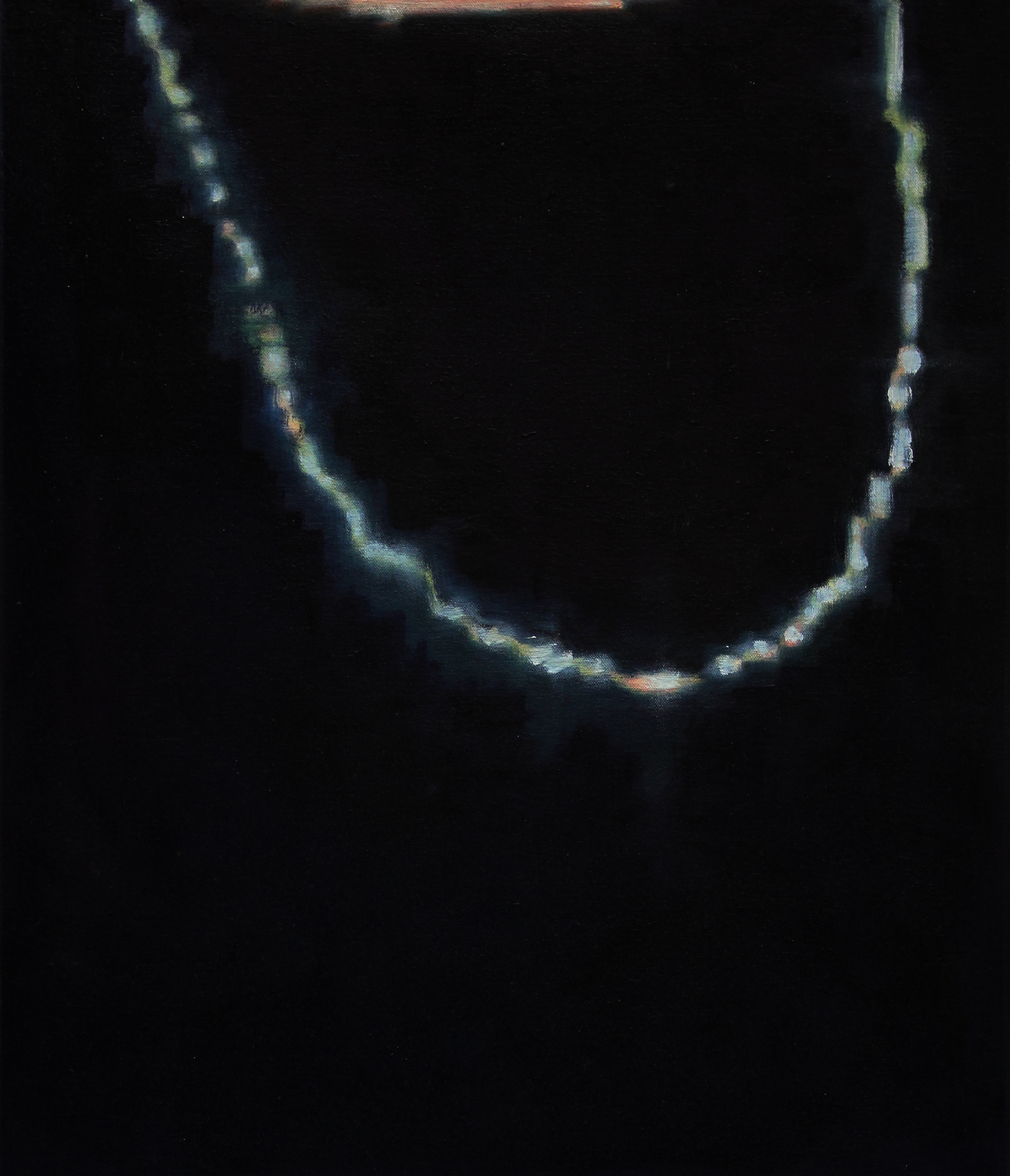 Necklace, Oil on Canvas, 45 x 57cm