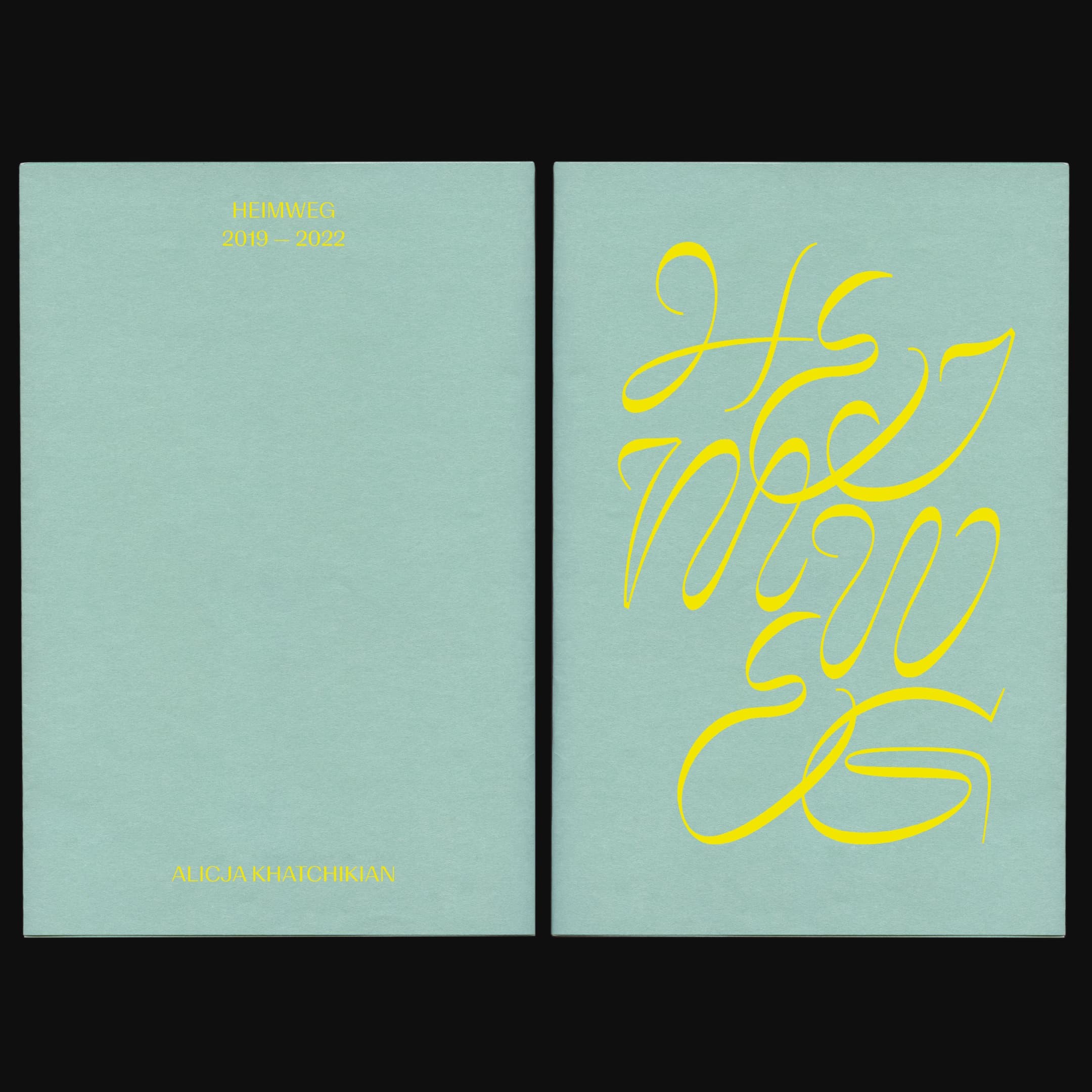 Heimweg, book dummy, first edition, 2022