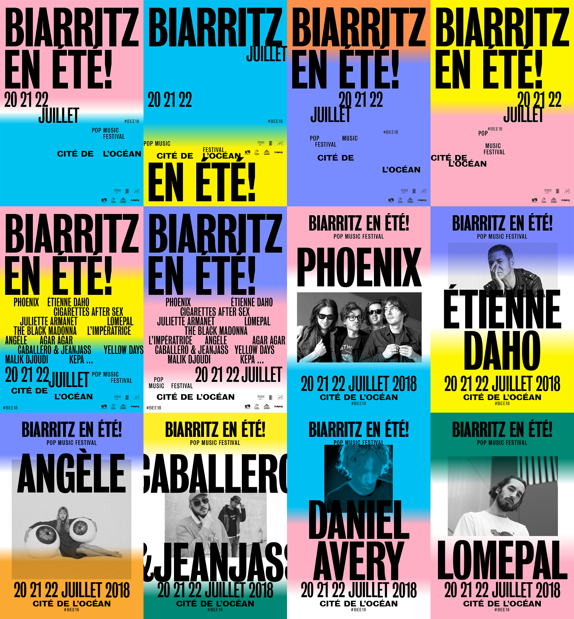 BIARRITZ EN ÉTÉ!--Festival Identity