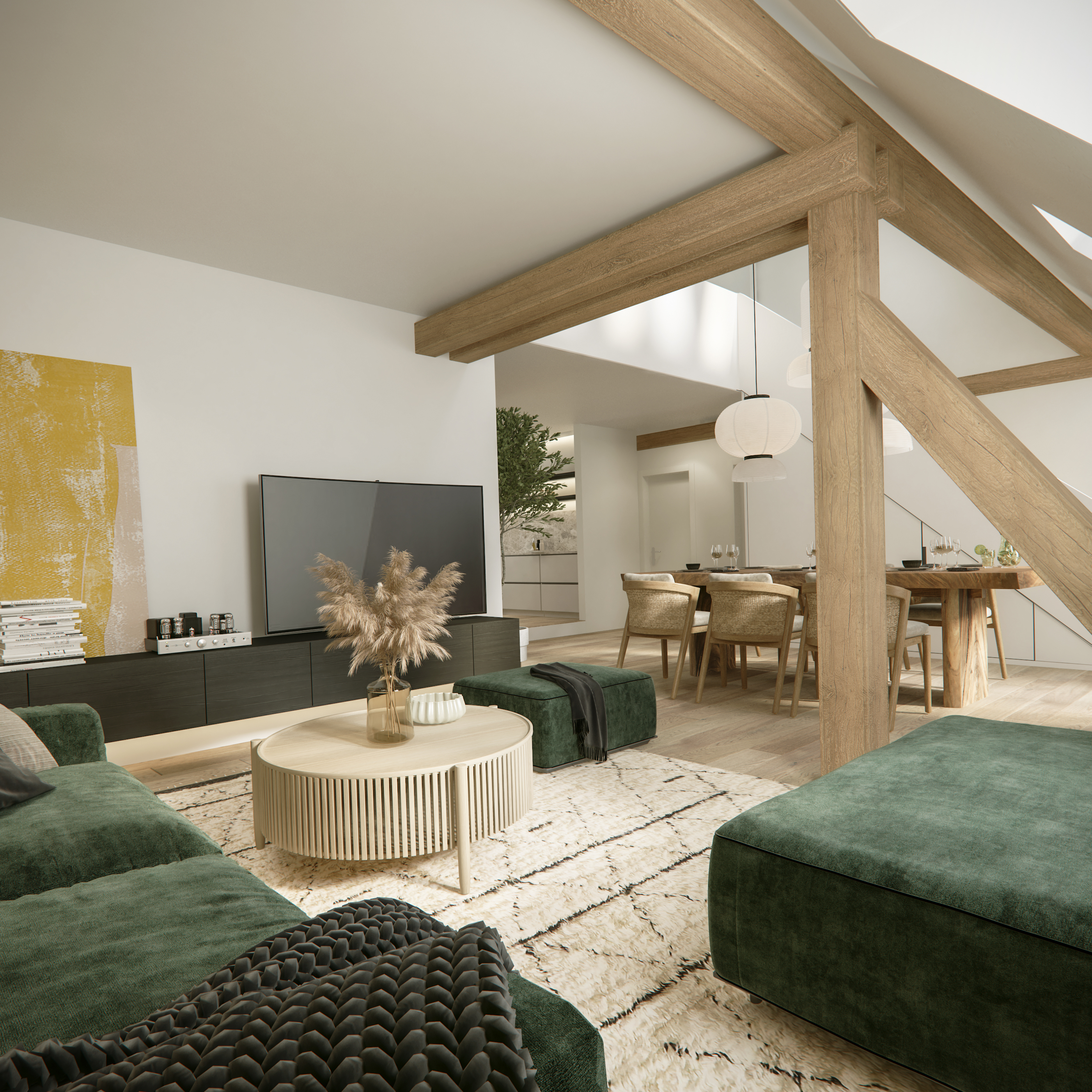 Rendering Wohnraum